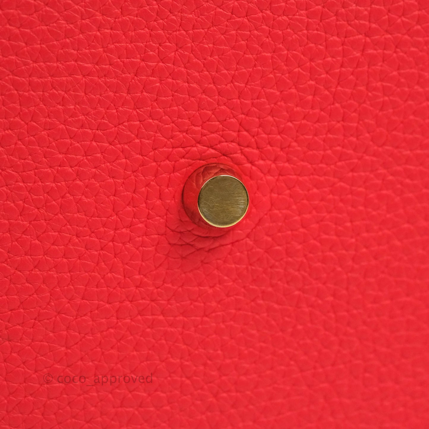 Hermès Lindy 26 Rouge de Coeur Clemence Gold Hardware