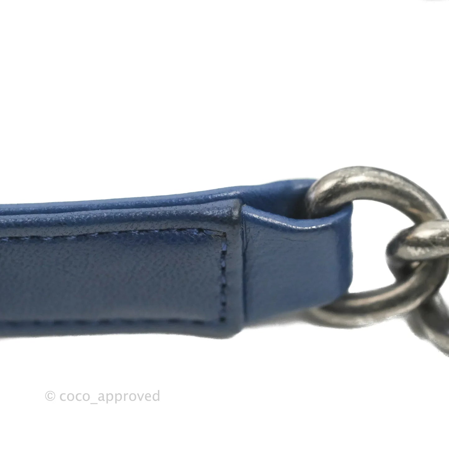 Chanel Quilted Medium Boy Blue Calfskin Ruthenium Hardware