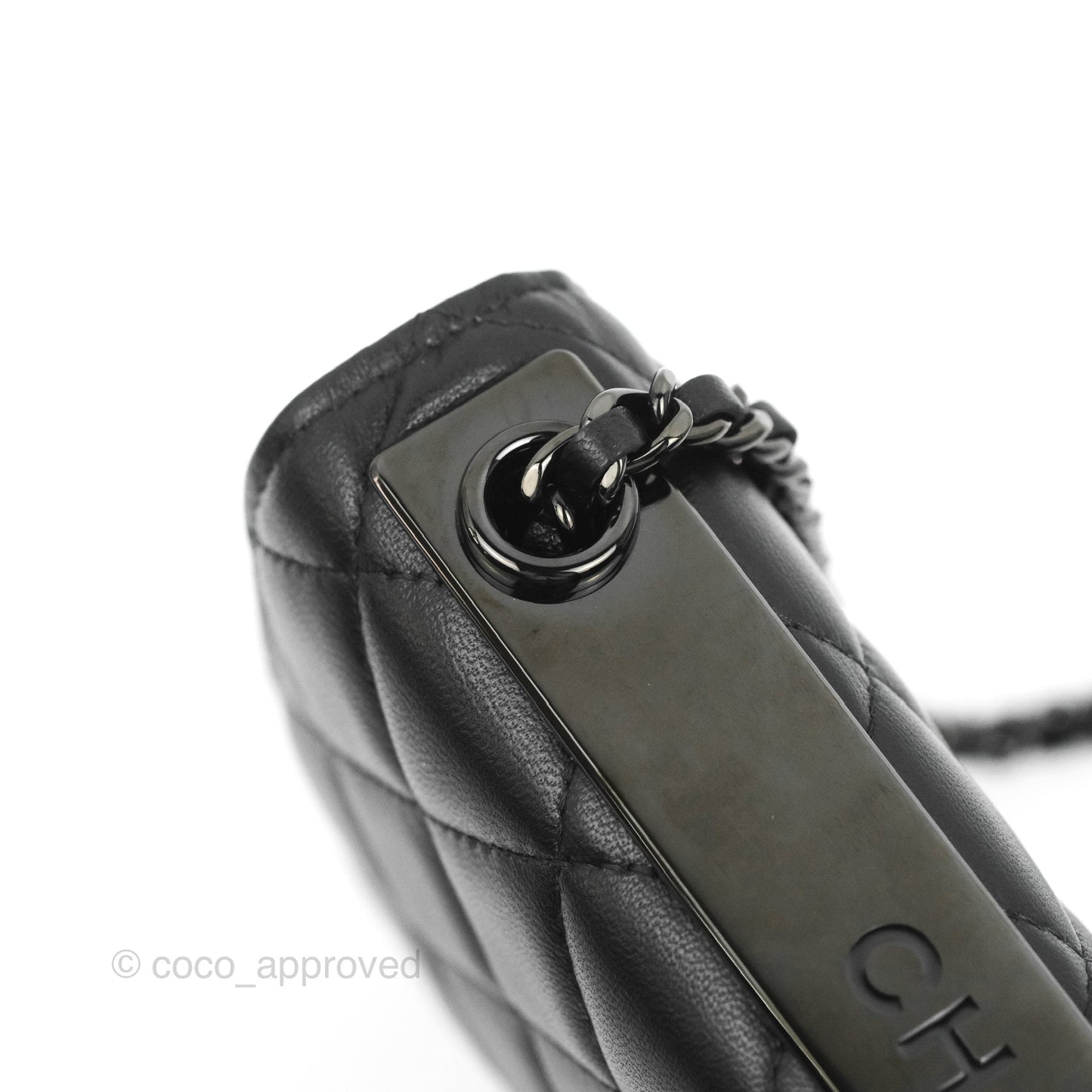 Chanel Trendy CC WOC Black Lambskin So Black Hardware