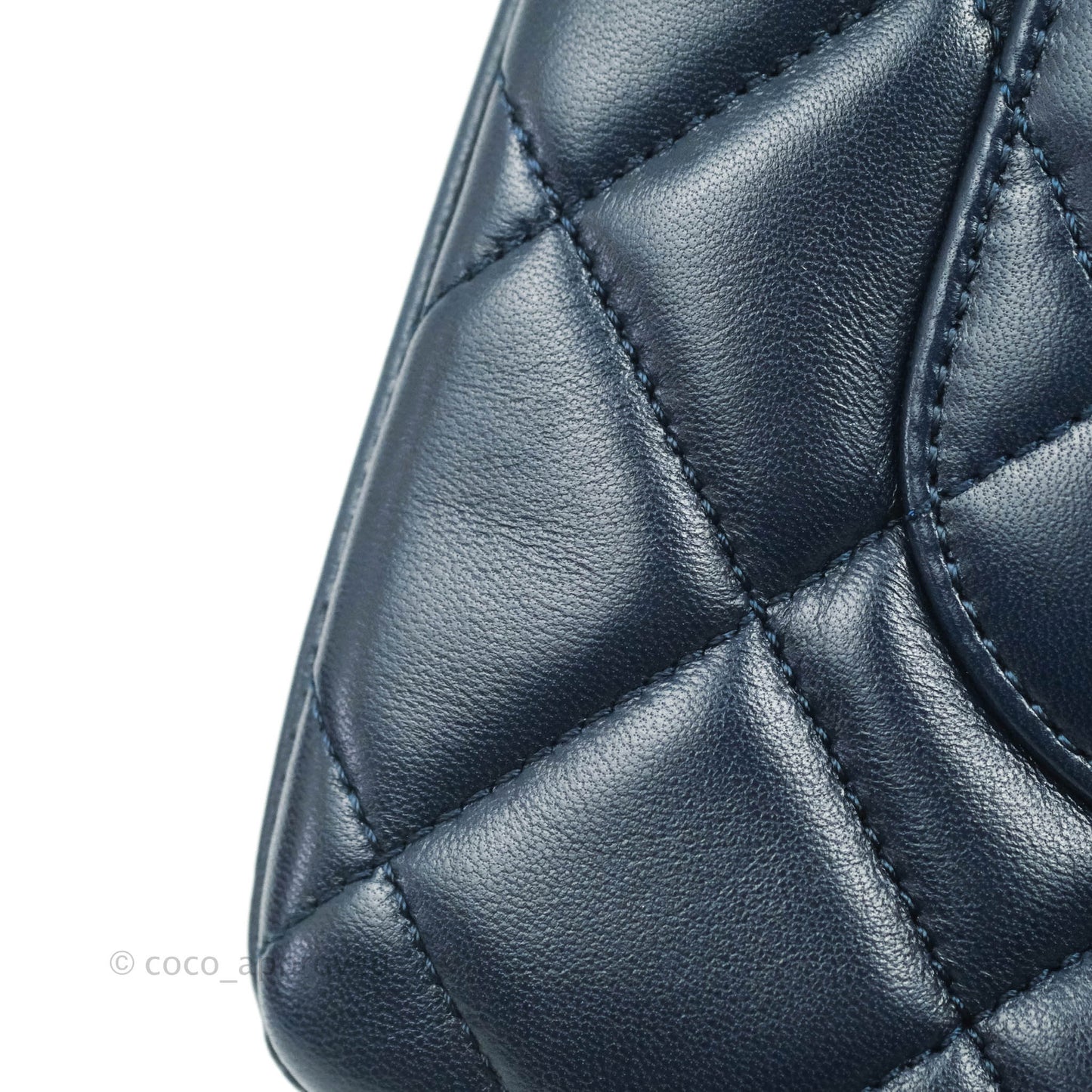Chanel Small Trendy CC Navy Lambskin Gold Hardware