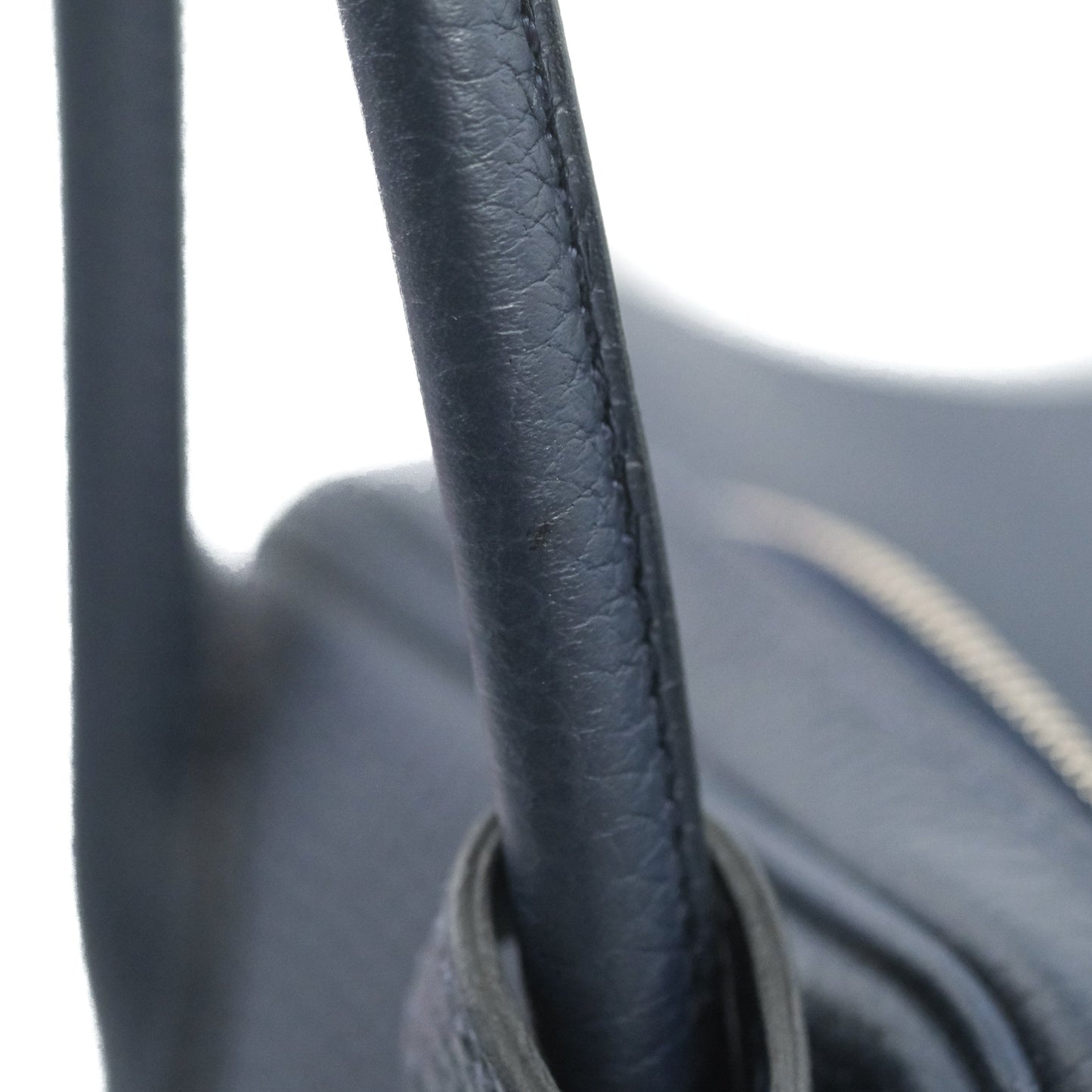 Hermès Lindy 26 Bleu Nuit Clemence Silver Hardware
