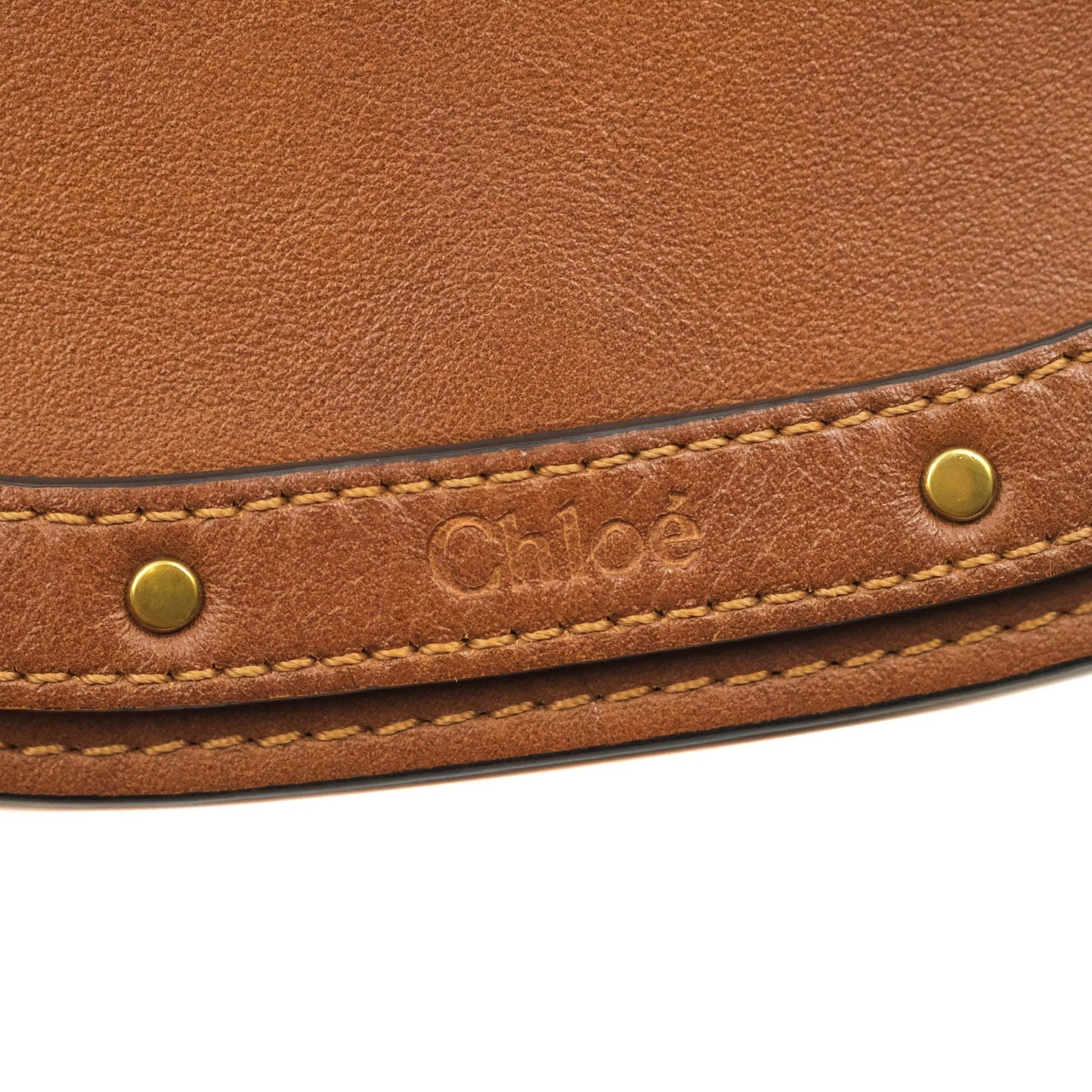 Chloé Nile Crossbody Bag Brown Calfskin