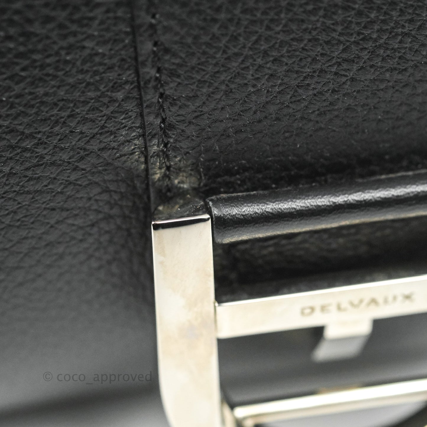 Delvaux Mini Brillant Bag Vegetal Rodeo Calf Silver Hardware
