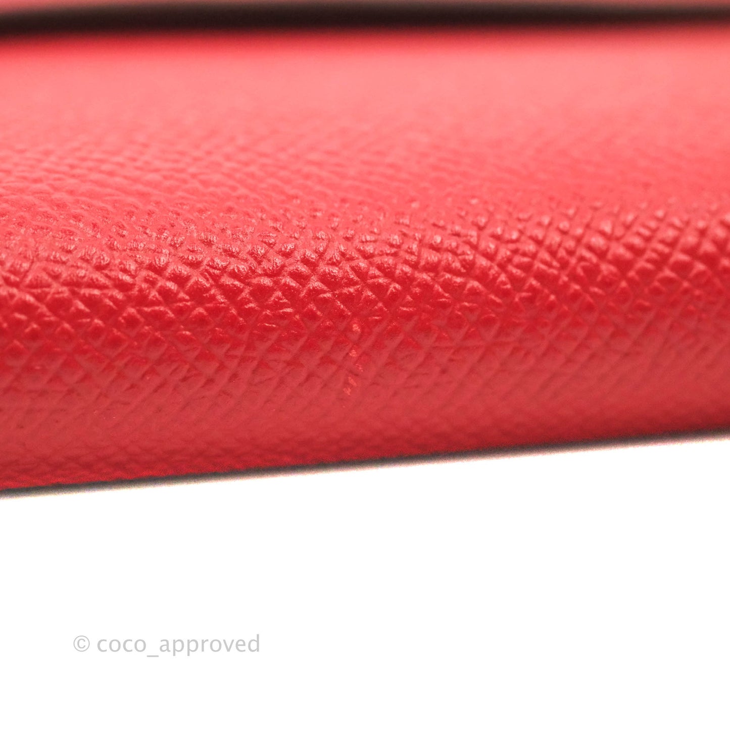 Hermès Kelly Wallet Red Epsom Gold Hardware