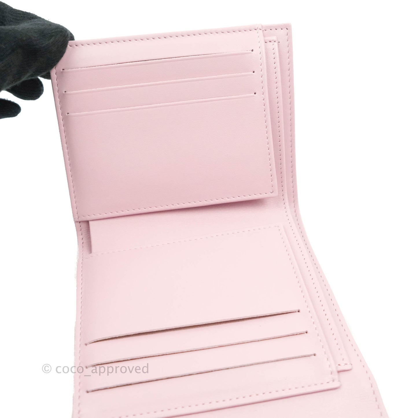 Chanel Classic Flap Wallet Pink Caviar Gold Hardware 21S