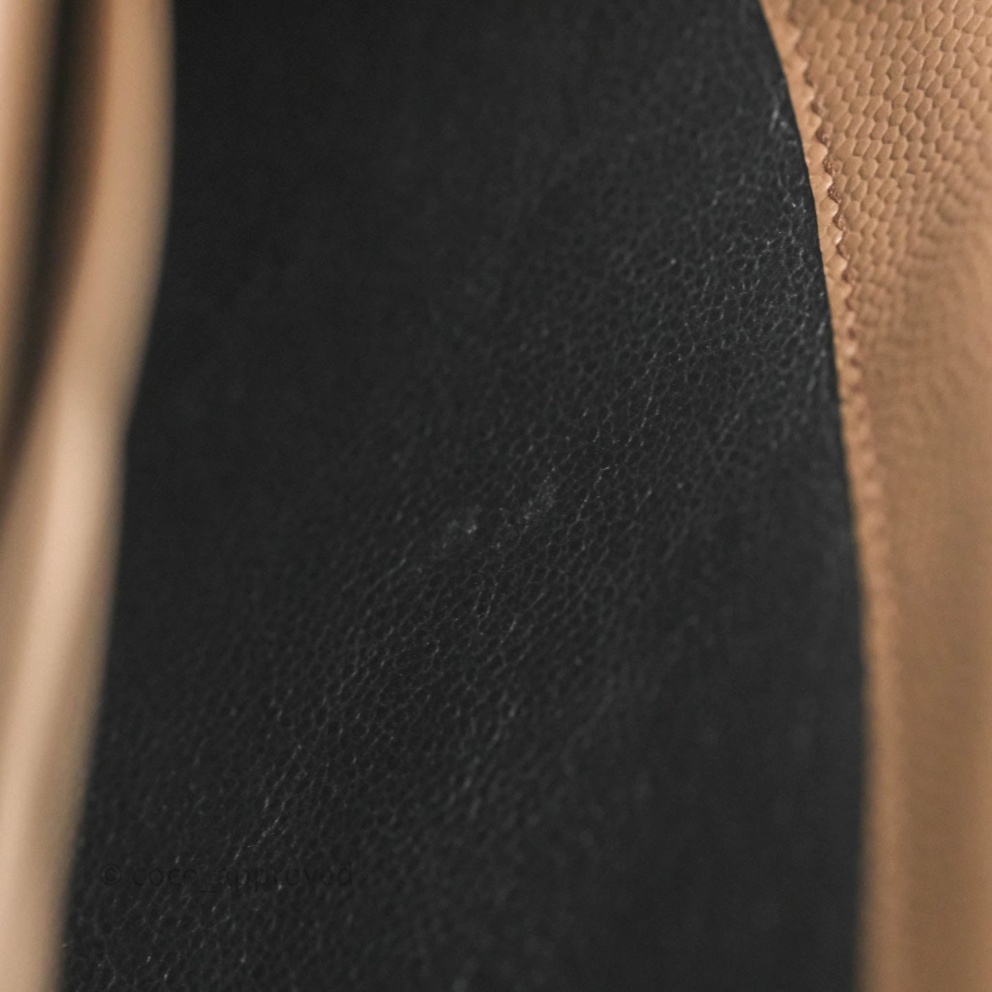 Saint Laurent Wallet on Chain Brown Grained Leather Silver Hardware