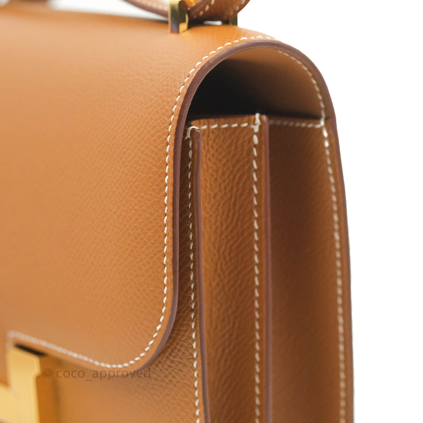 Hermès Constance Mini 18 Gold Epsom Gold Hardware