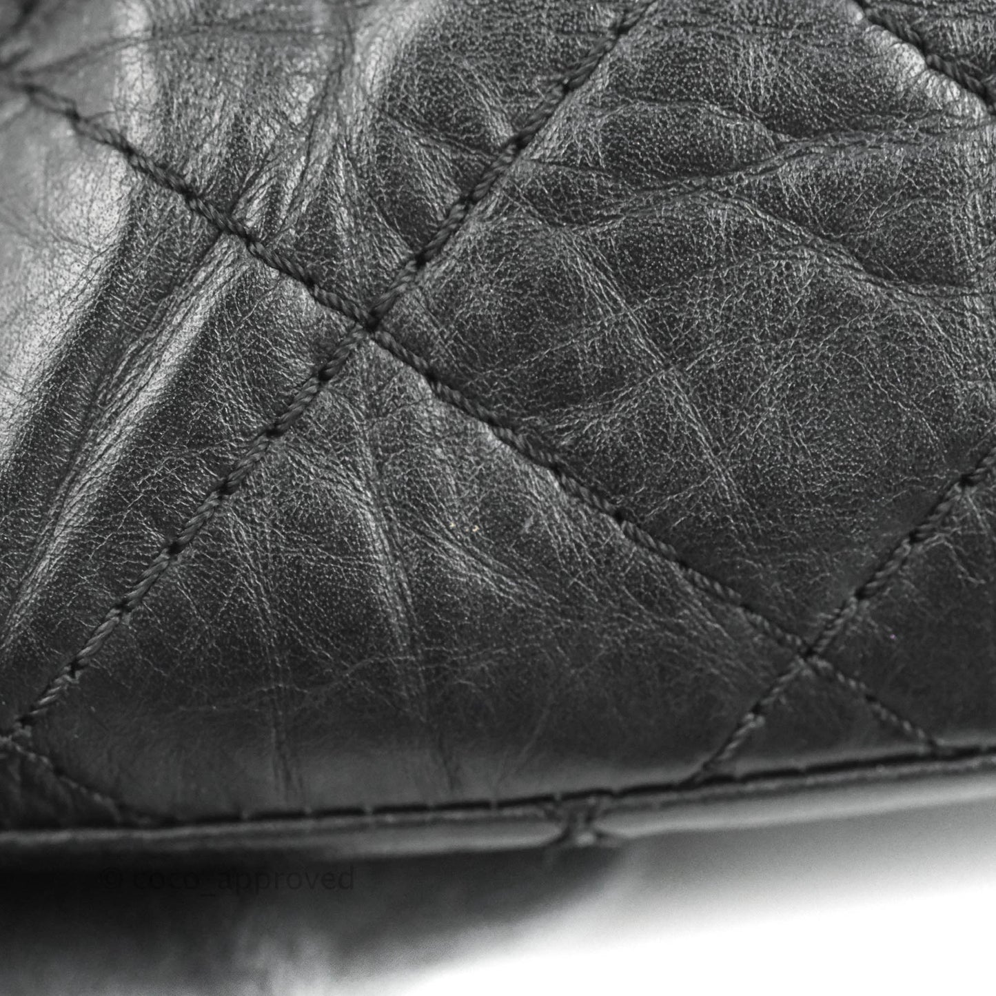 Chanel Reissue 226 Quilted Flap Black Aged Calfskin Ruthenium Hardware