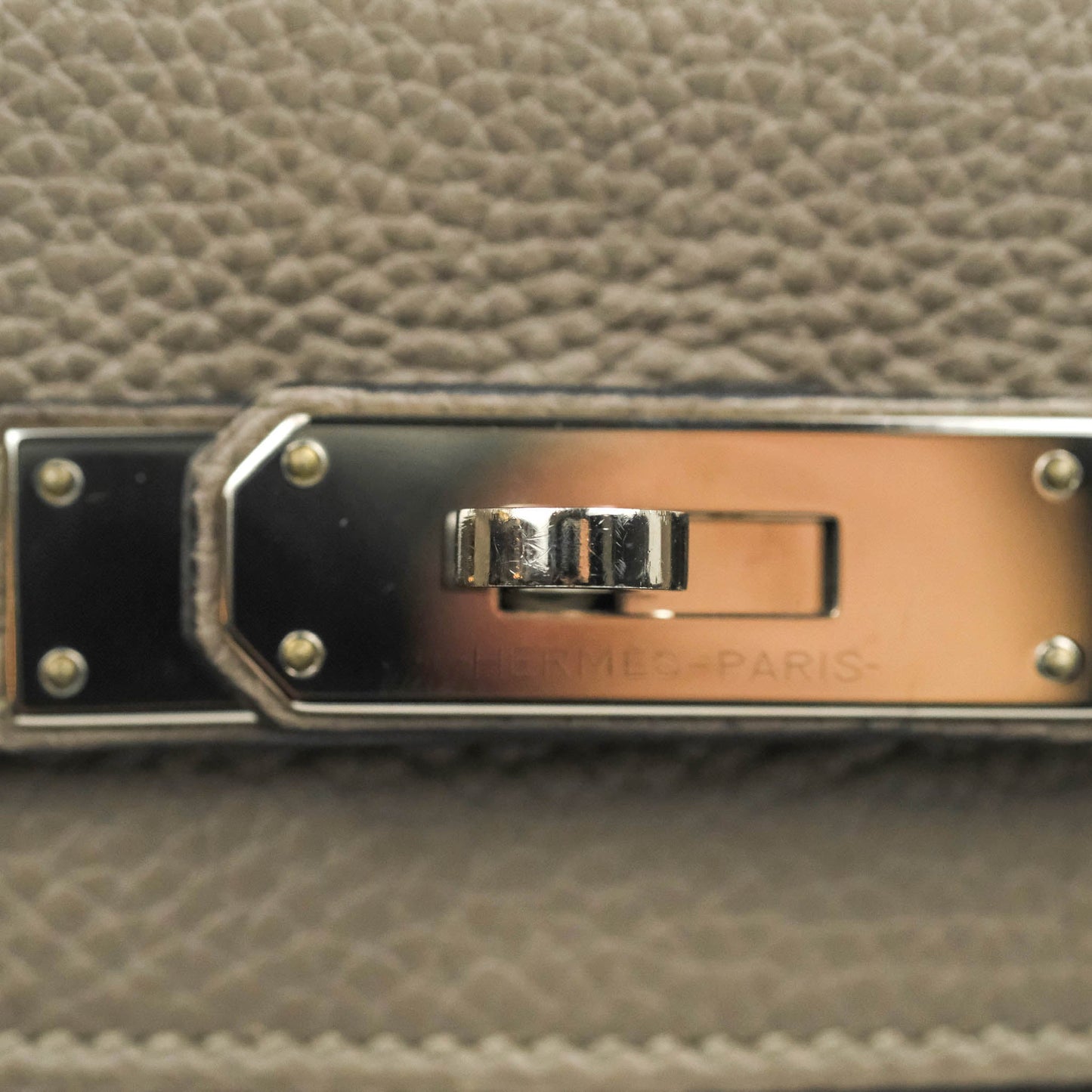 Hermès Kelly 28 Retourne Taurillon Clemence Gris Asphalt M8 Palladium Hardware