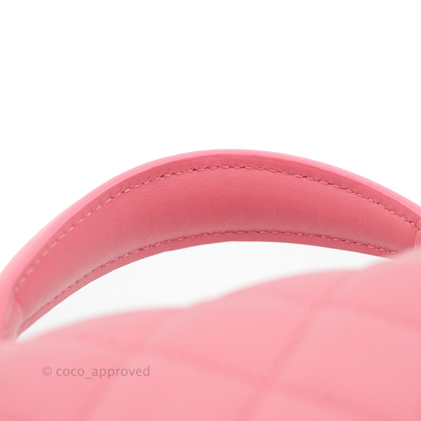 Chanel Top Handle Mini Rectangular Flap Bag Pink Lambskin Gold Hardware With Twilly