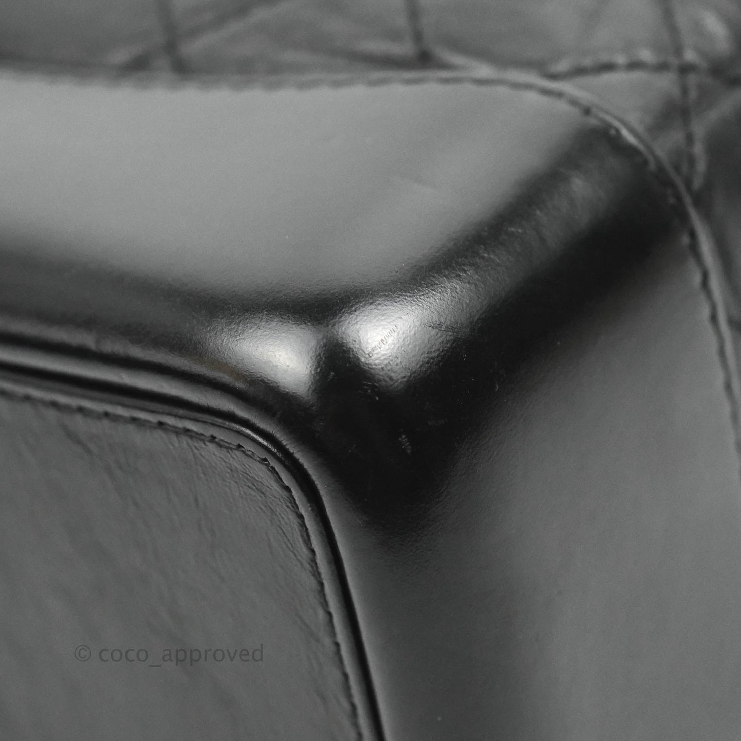 Chanel Small Gabrielle Backpack Black Aged Calfskin