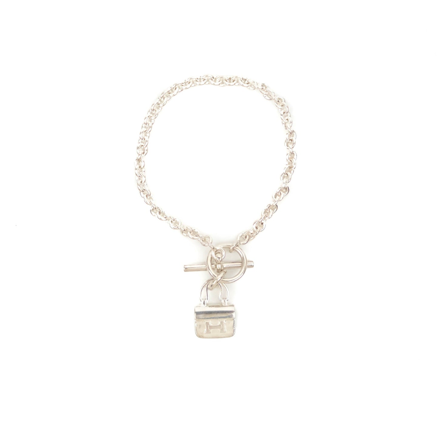 Hermes Amulettes Constance Bracelet Palladium Hardware