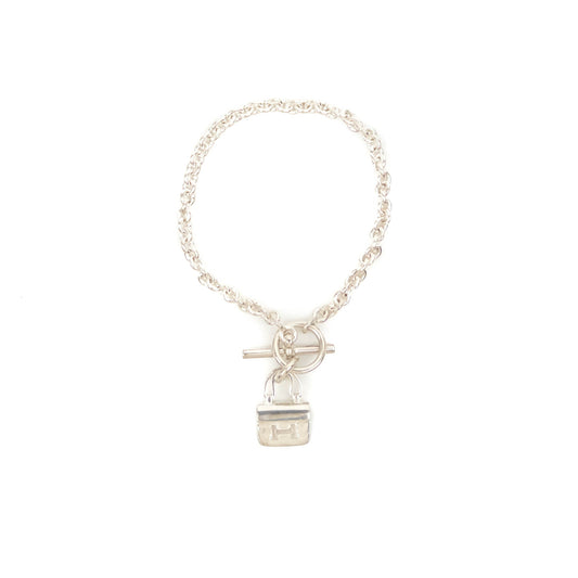Hermes Amulettes Constance Bracelet Palladium Hardware