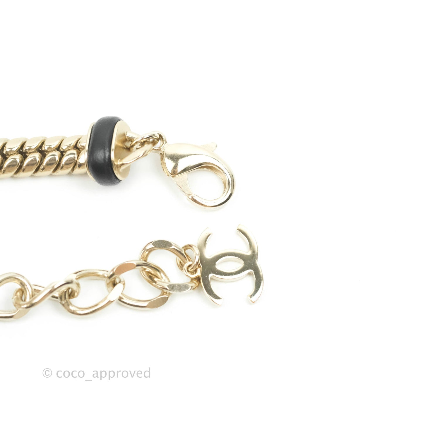 Chanel CC Turnlock Chain Belt Gold Hardware 21S