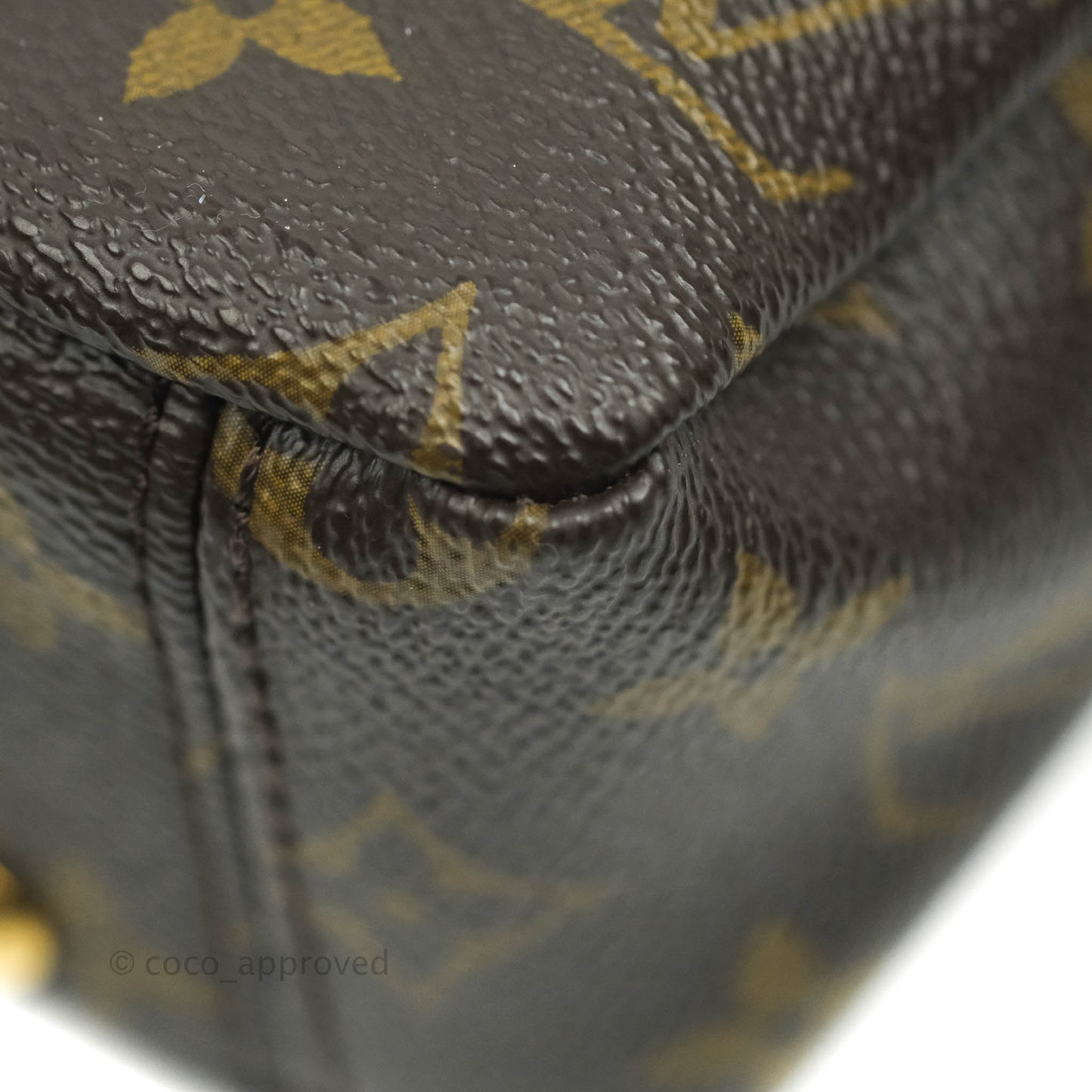 LV Pallas BB Pink Monogram Canvas Shoulder Bag With Twilly