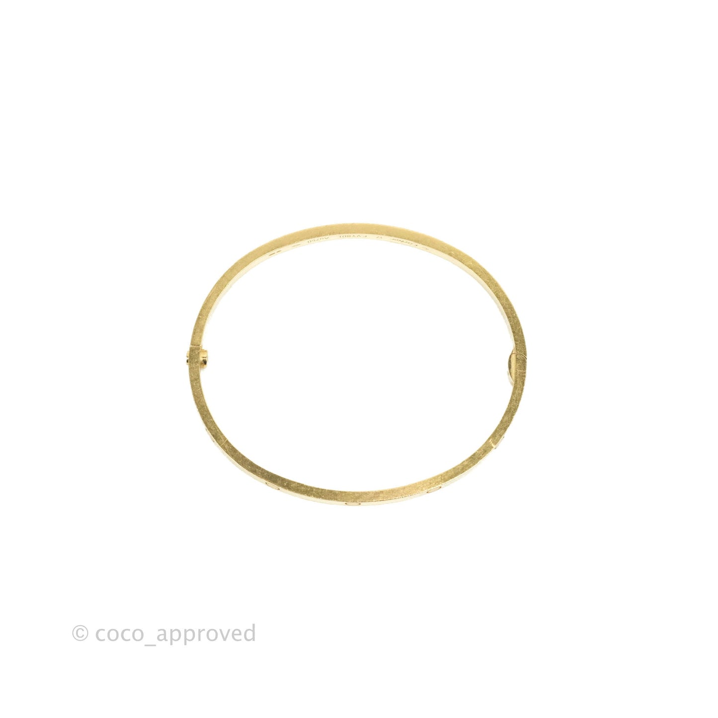 Cartier Small Love Bracelet Yellow Gold