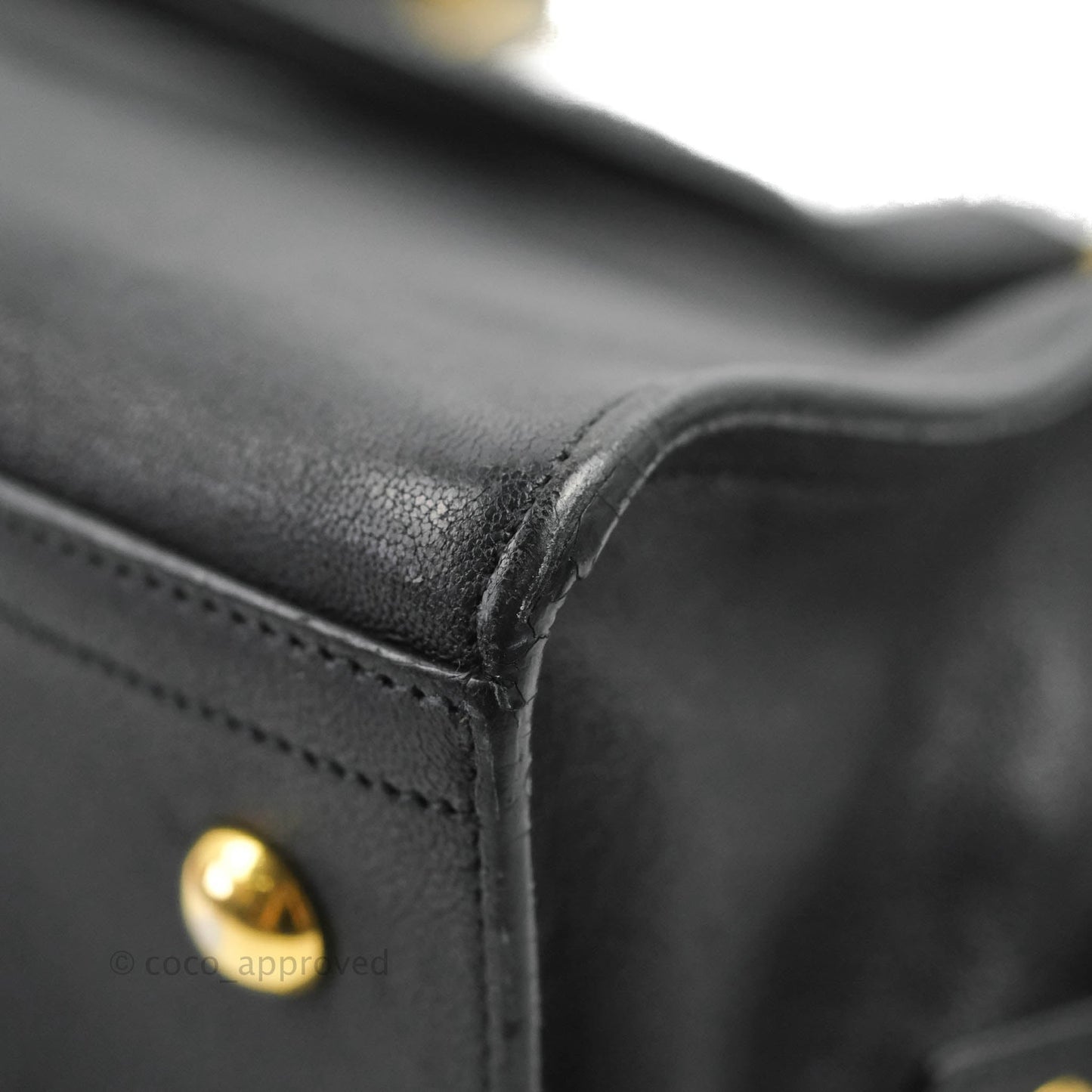 Saint Laurent Cabas Chyc Dark Navy Gold Hardware