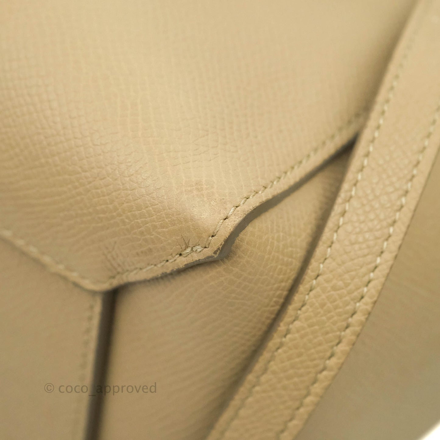 Celine Micro Belt Bag Light Taupe Grained Calfskin Gold Hardware
