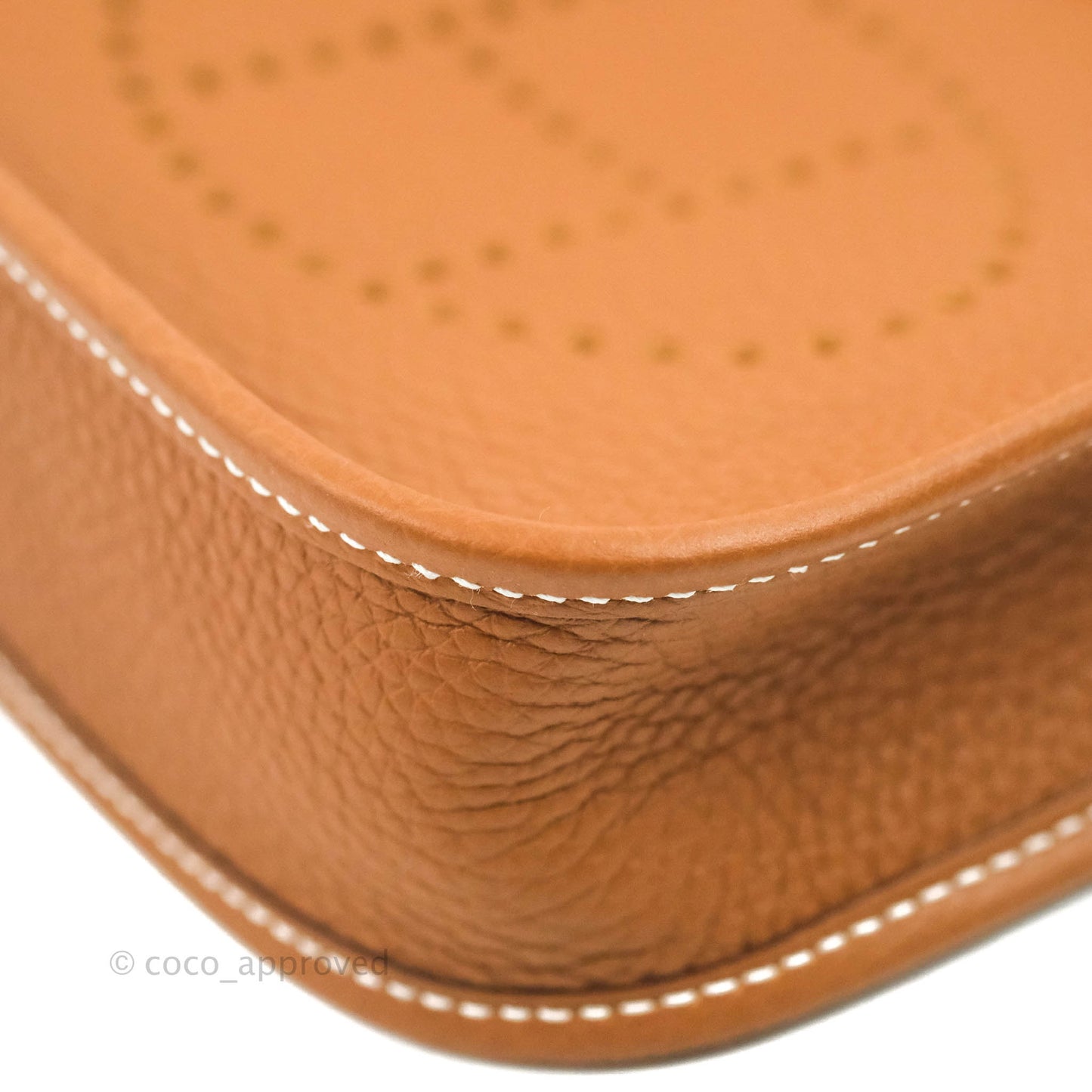 Hermès Mini Evelyne 16 Gold Clemence Palladium Hardware