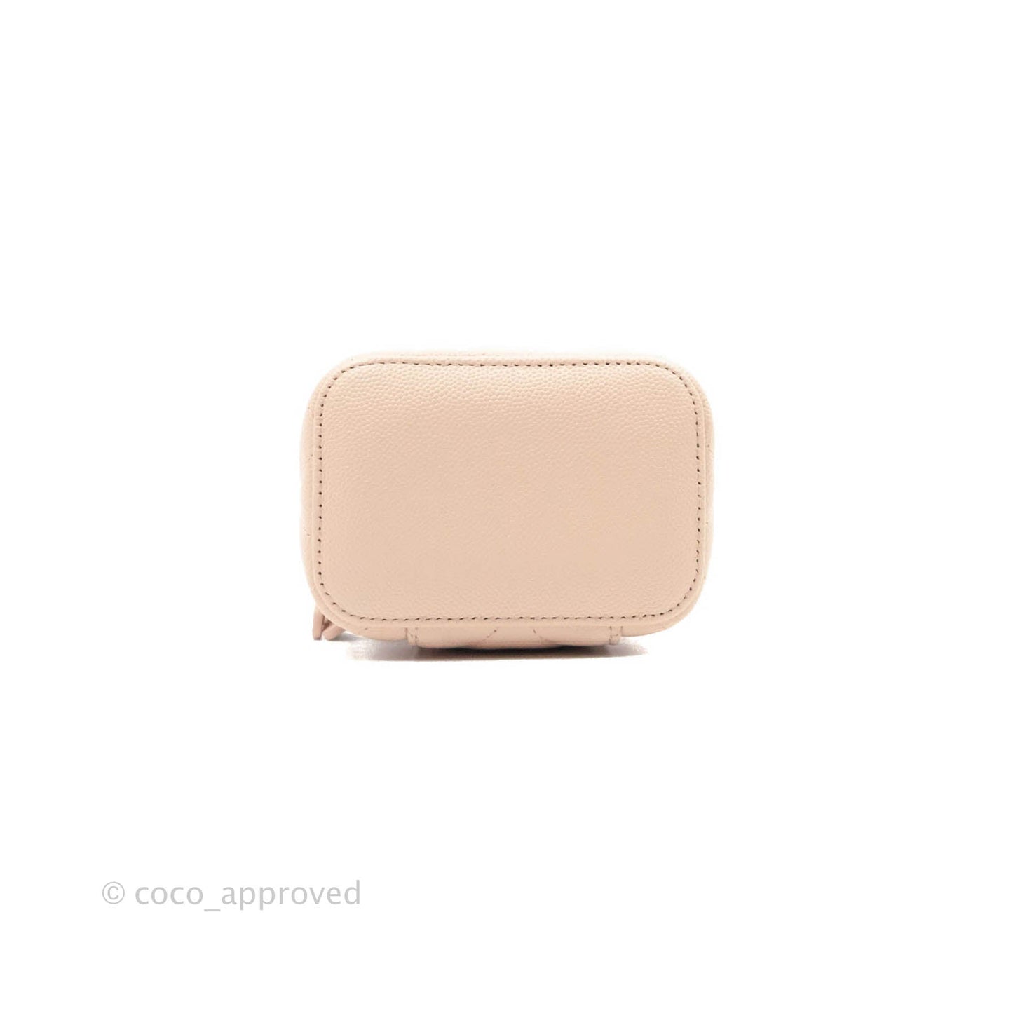 Chanel Classic Mini Vanity With Chain Light Pink Caviar Gold Hardware