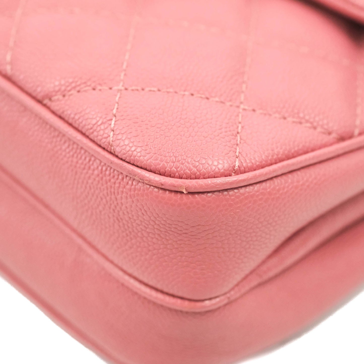 Chanel Caviar Quilted Small Urban Companion Flap Bag Pink Silver Hardware
