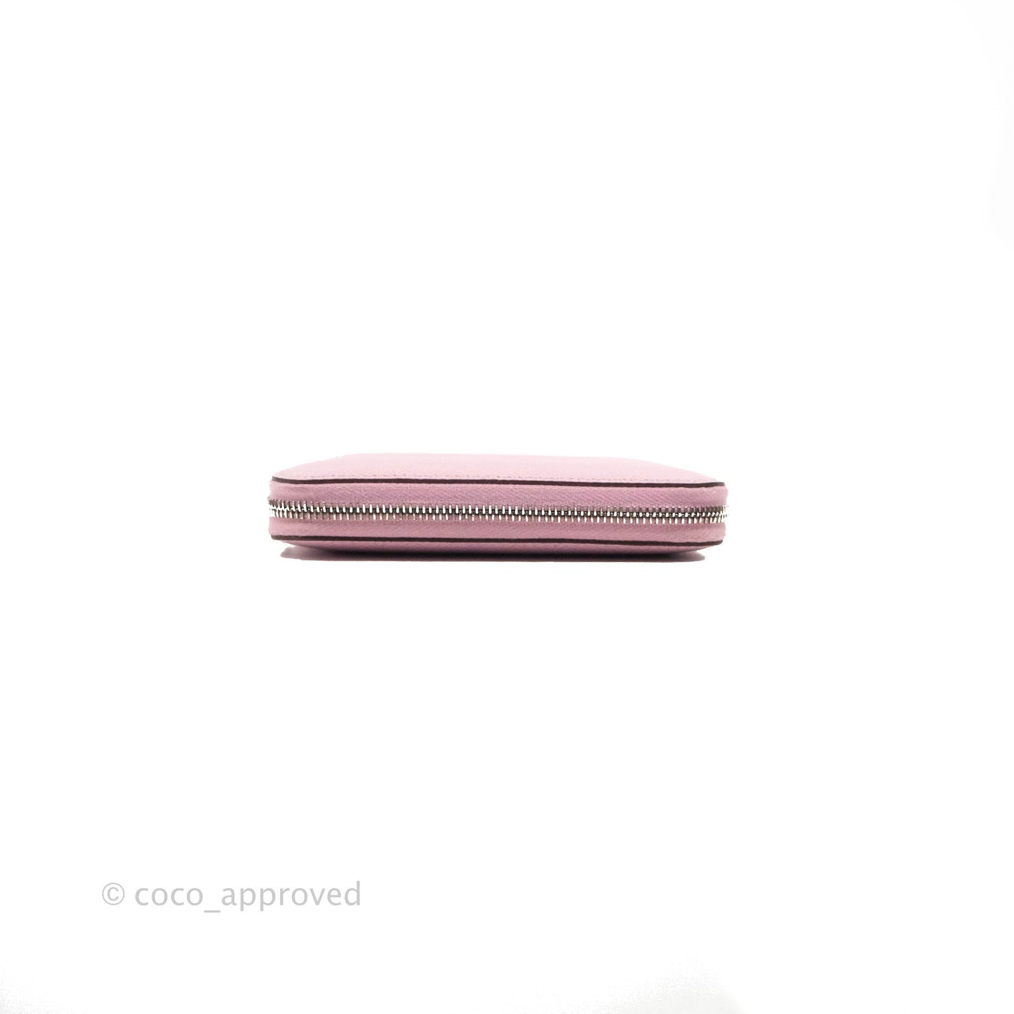 Hermès Silk In Compact Wallet Pink Epsom