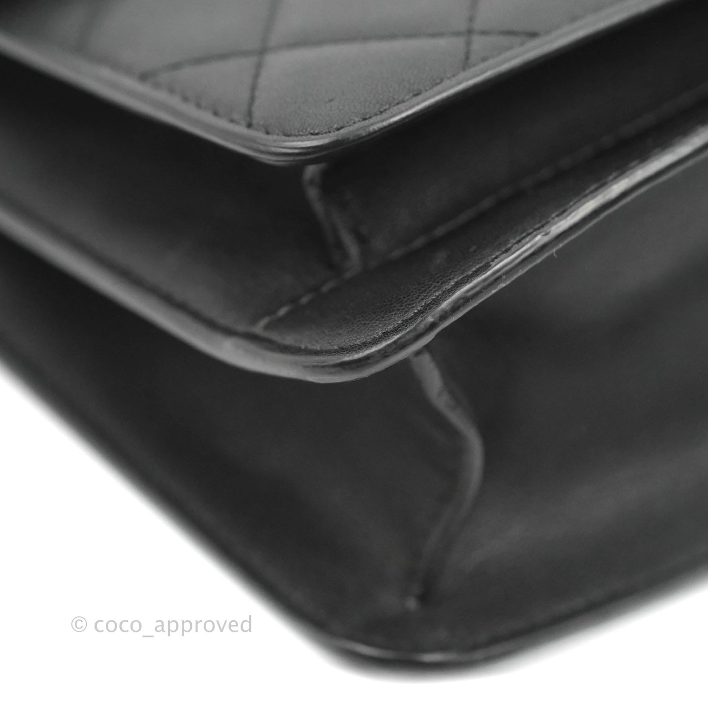 Chanel Quilted Mini Urban Companion Flap Black Calfskin Silver Hardware