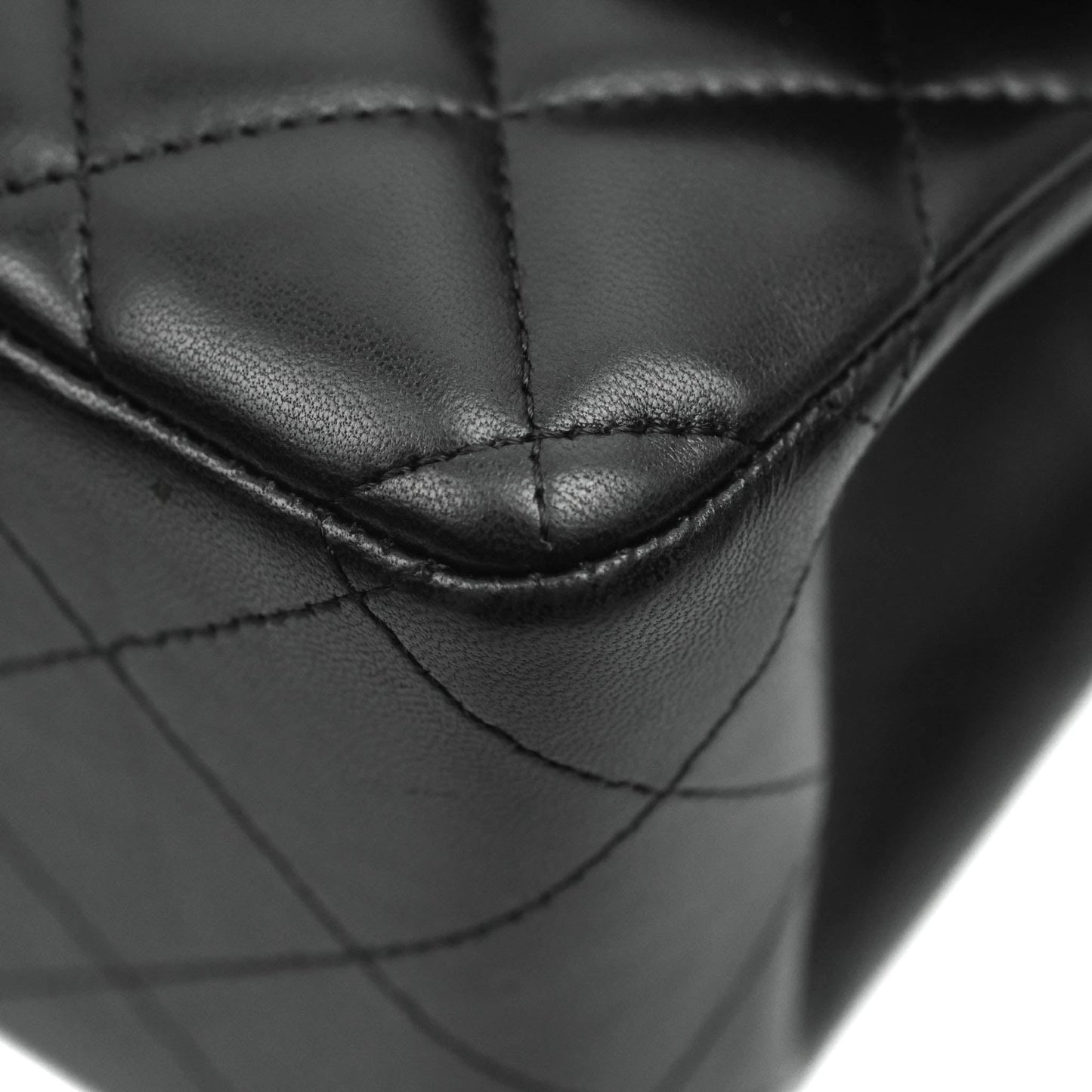 Chanel Jumbo Double Flap Black Lambskin Silver Hardware⁣⁣