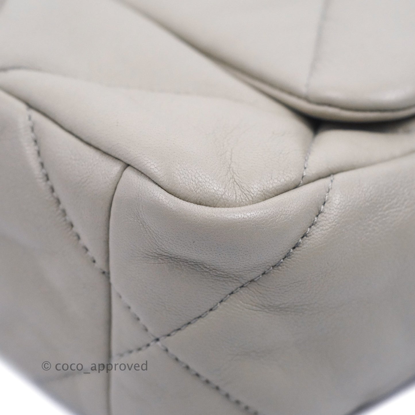 Chanel 19 Small Grey Mixed Hardware 22C