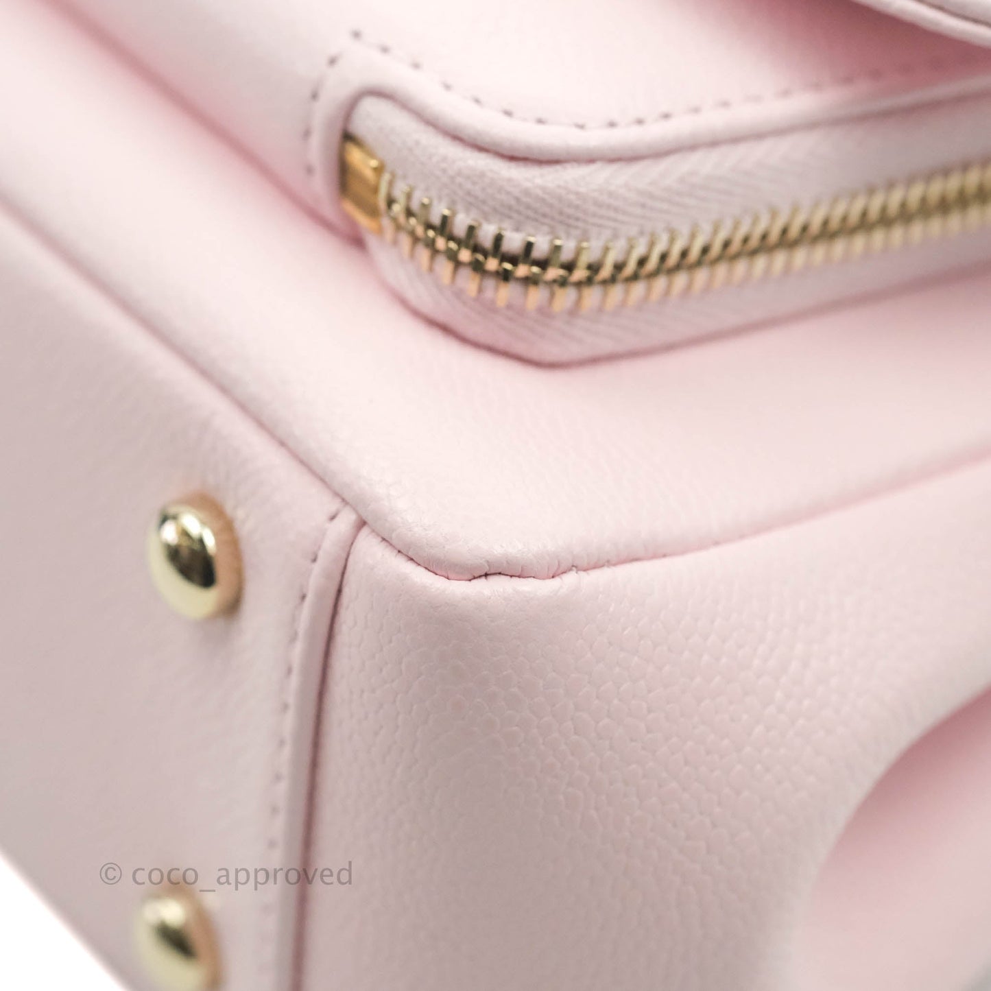Chanel Quilted Small Business Affinity Flap Pink Caviar Gold Hardware