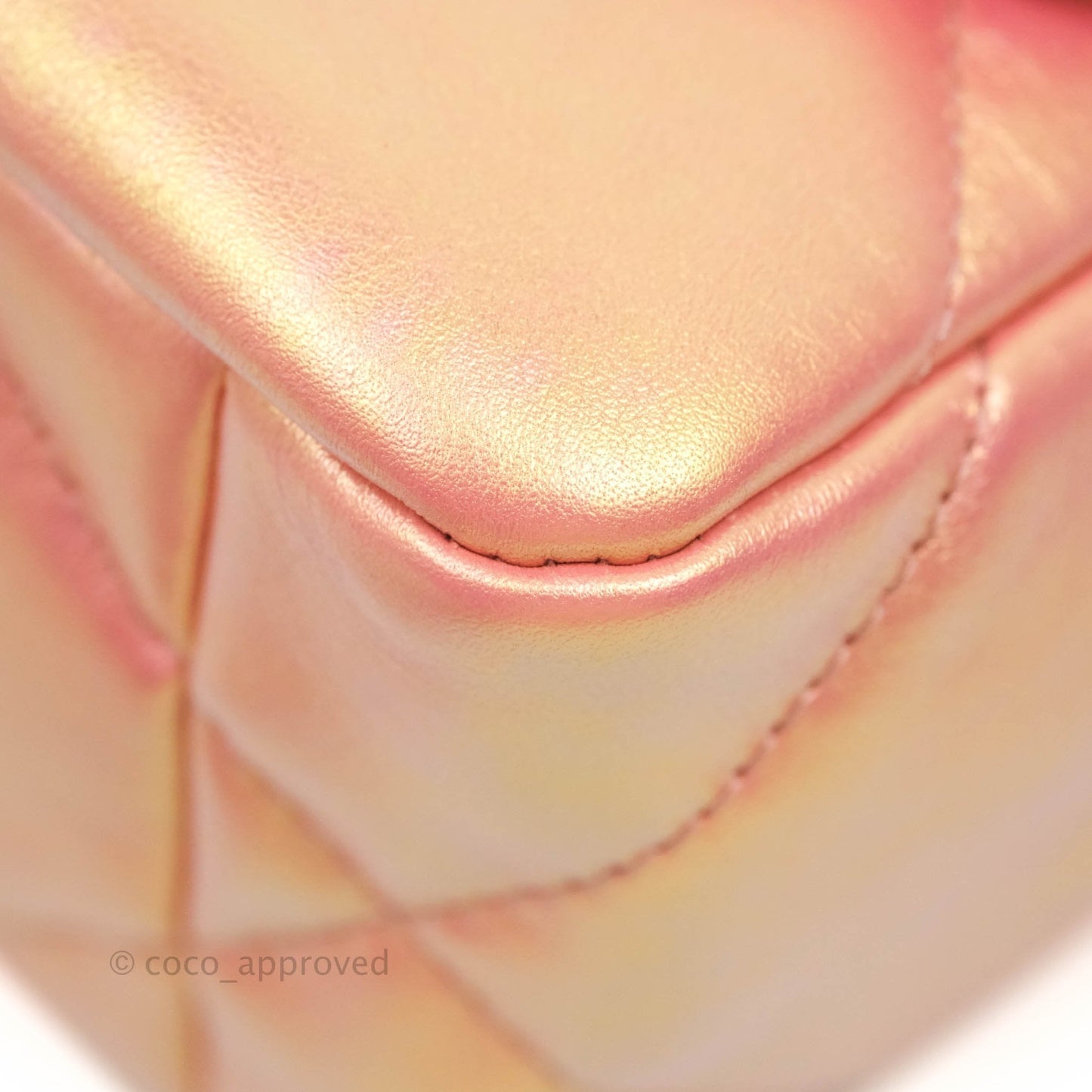 Chanel 19 Small Metallic Pink Mixed Hardware