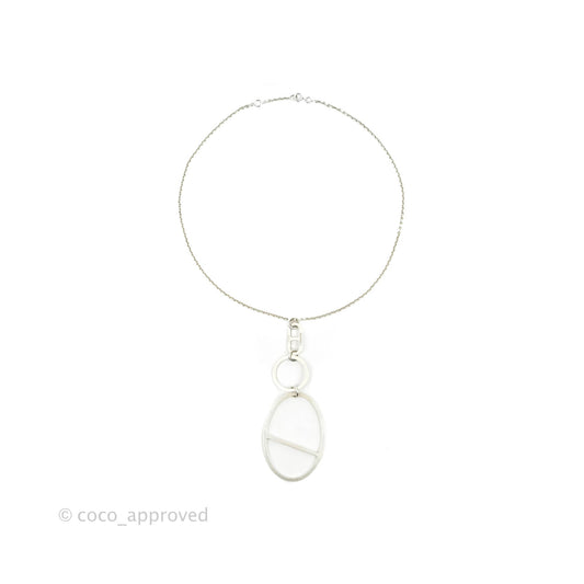 Hermes d'ancre Silver Necklace