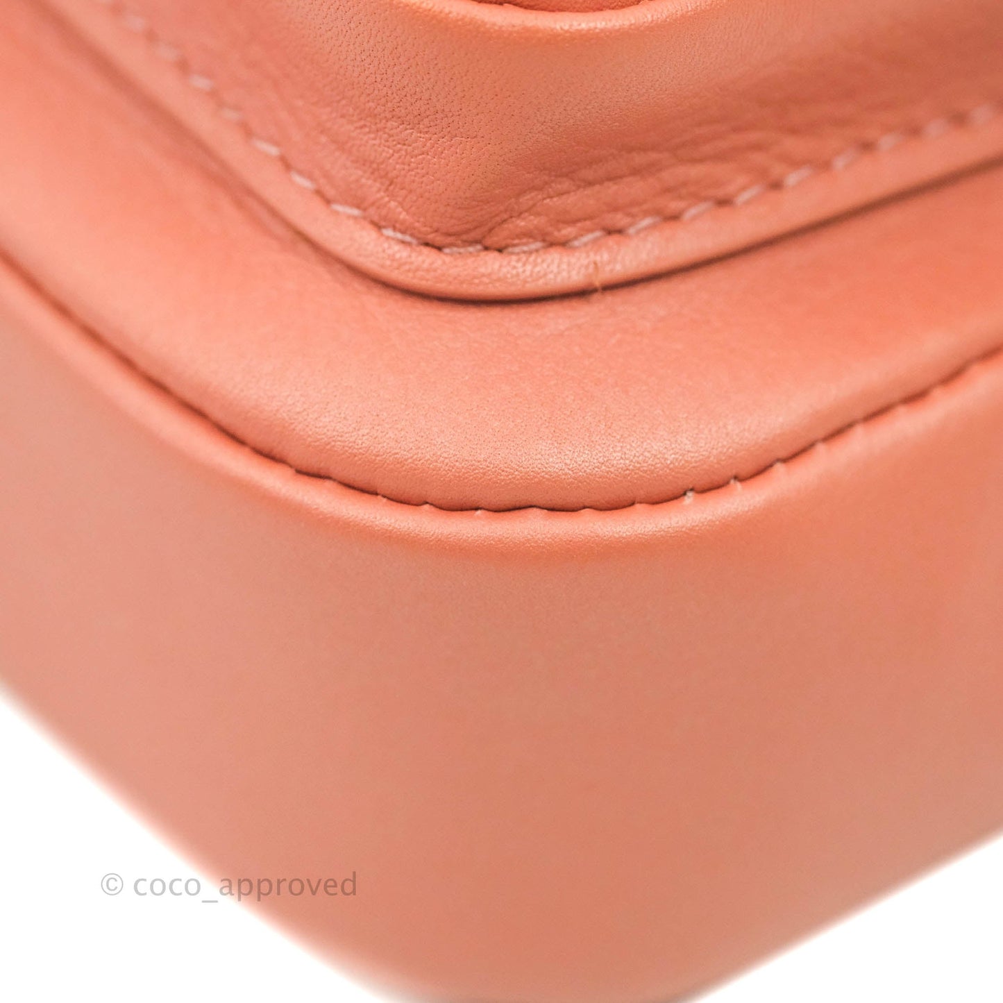 Chanel Mini Flap Bag With Top Handle Pink Lambskin Gold Hardware 20C