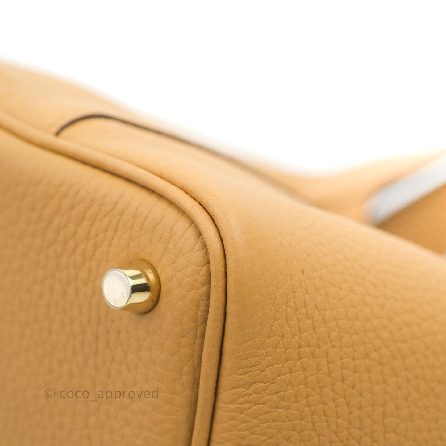 Hermès Picotin Lock 18 Clemence Biscuit 48 Gold Hardware