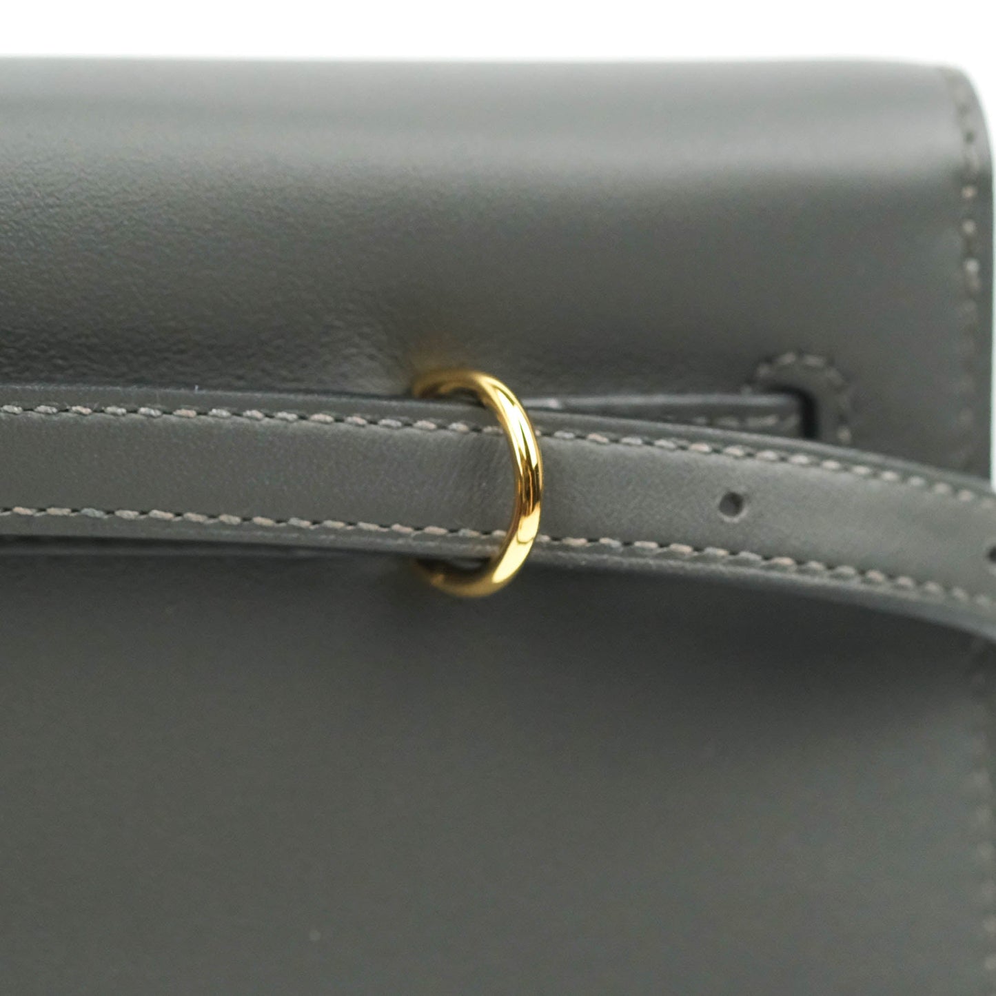 Hermès Kelly Danse II Bag 88 Graphite Swift Gold Hardware