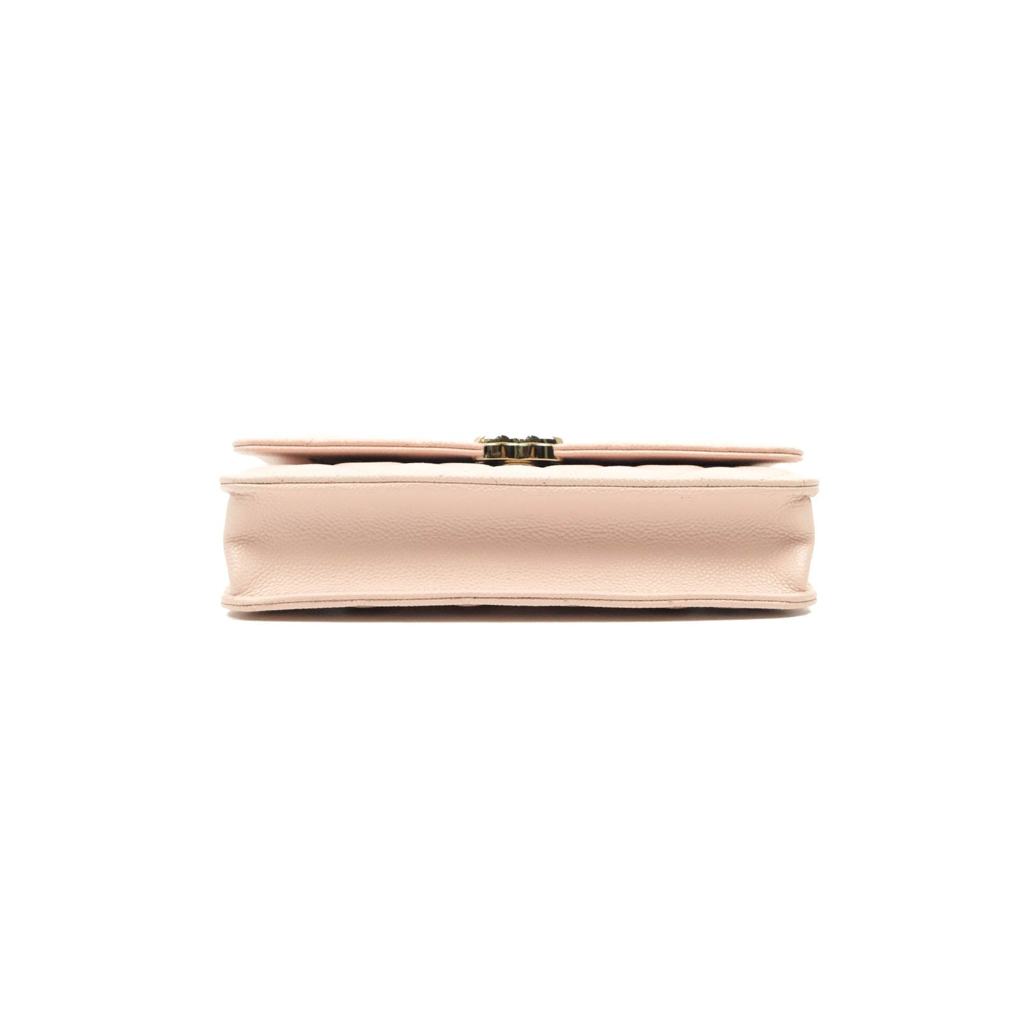 Chanel Wallet on Chain Pale Pink Caviar Gold Hardware 21C