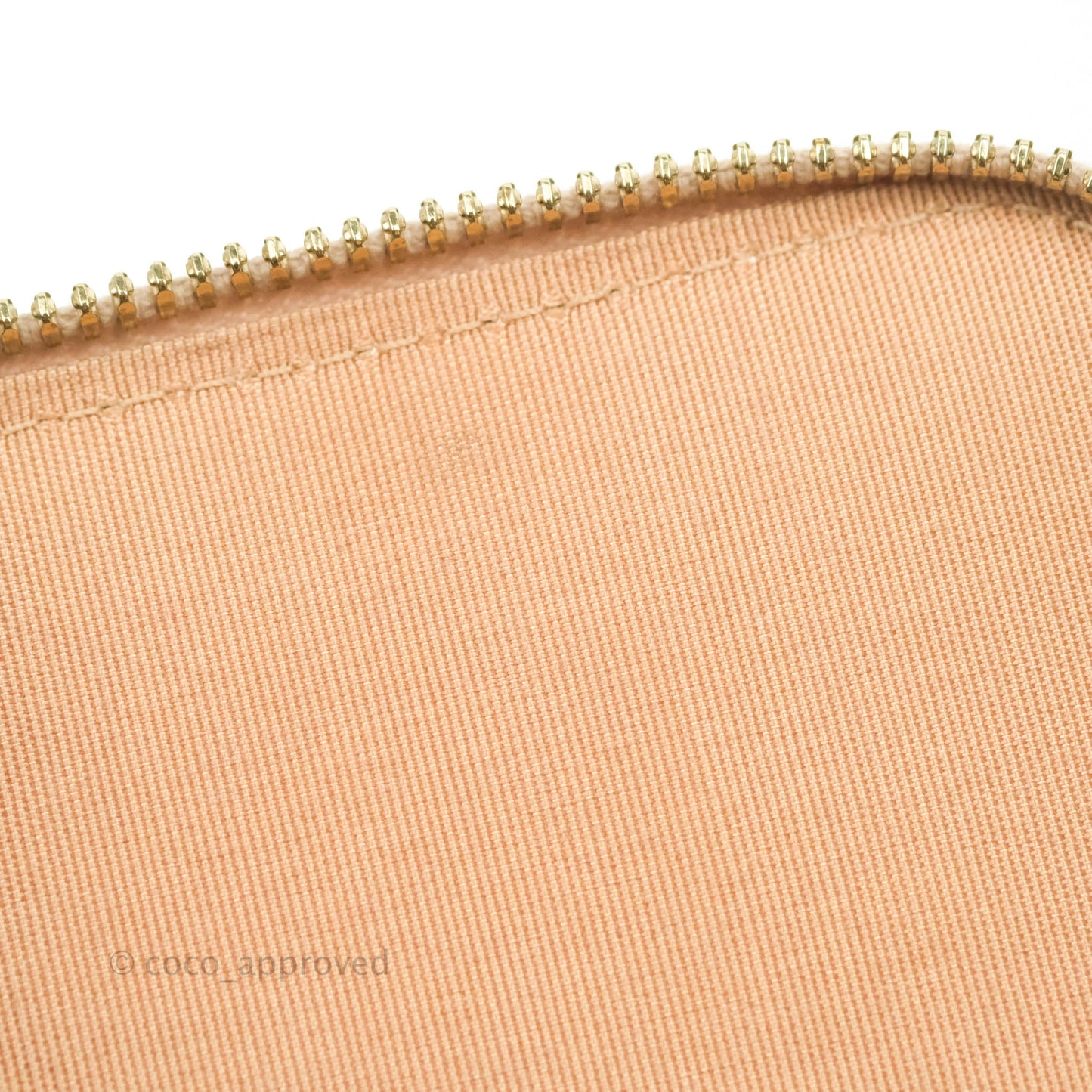 Chanel Mini Top Handle Vanity With Chain Beige Lambskin Aged Gold Hardware