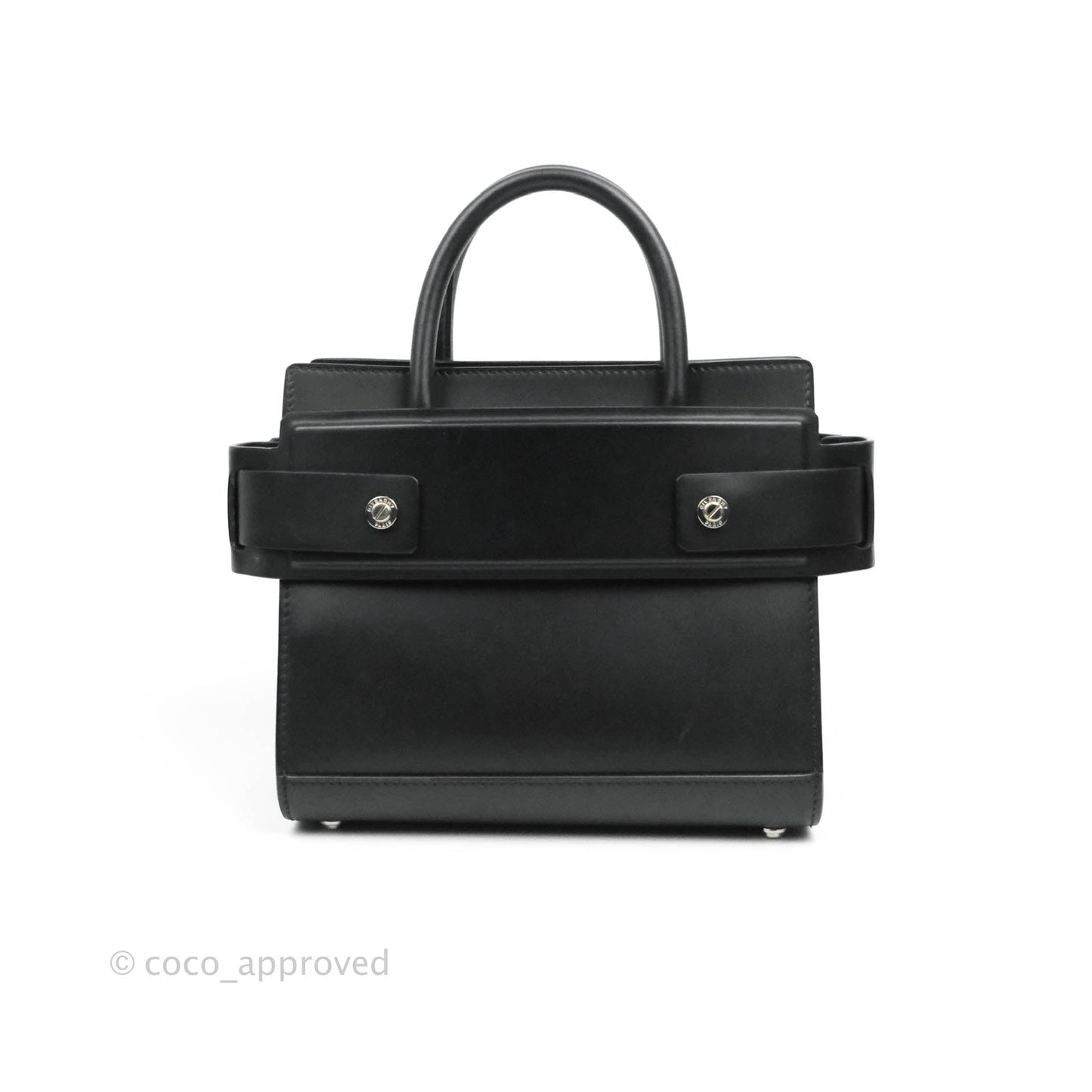 Givenchy Mini Horizon Crossbody Bag Black Silver Hardware