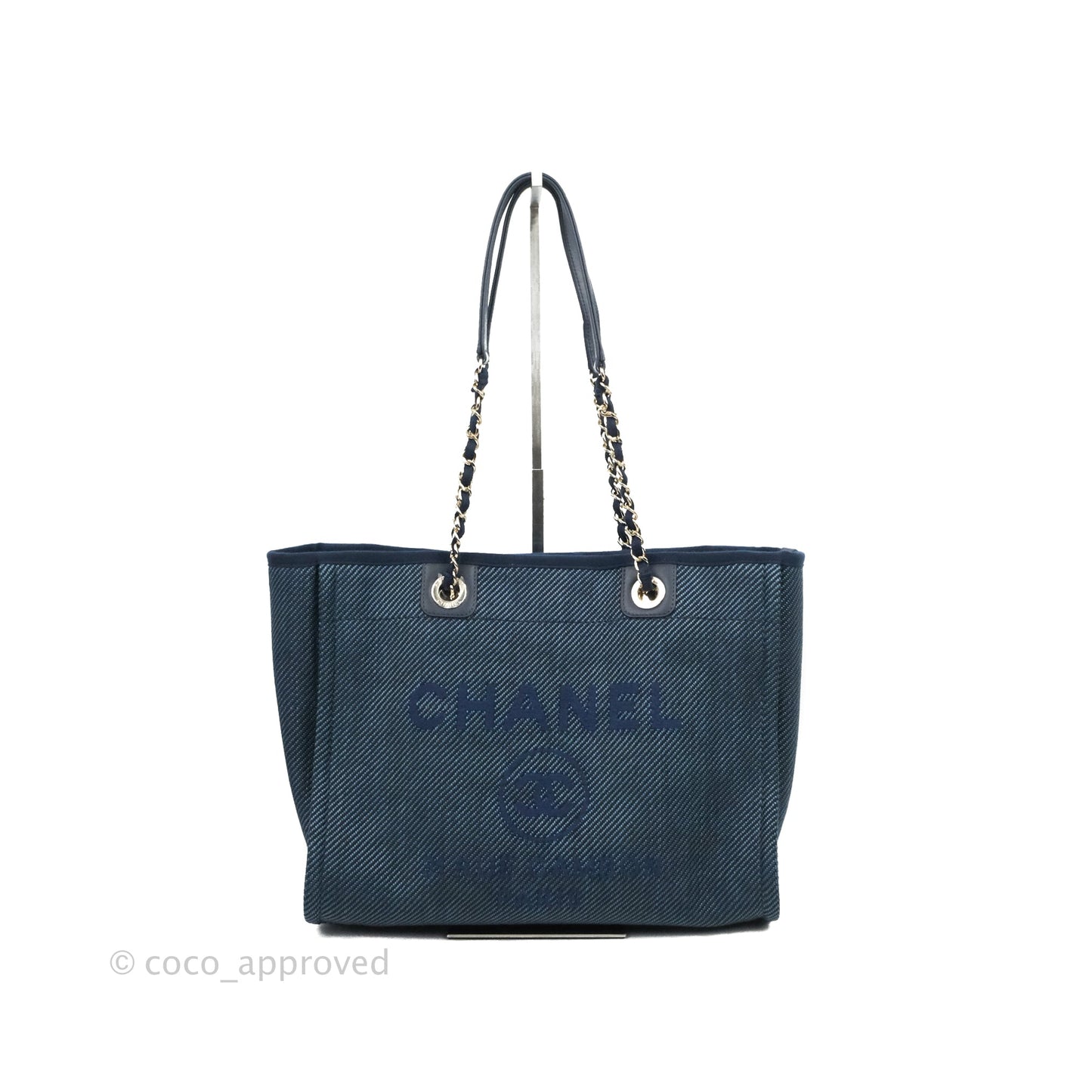 Chanel Canvas Deauville Medium Navy