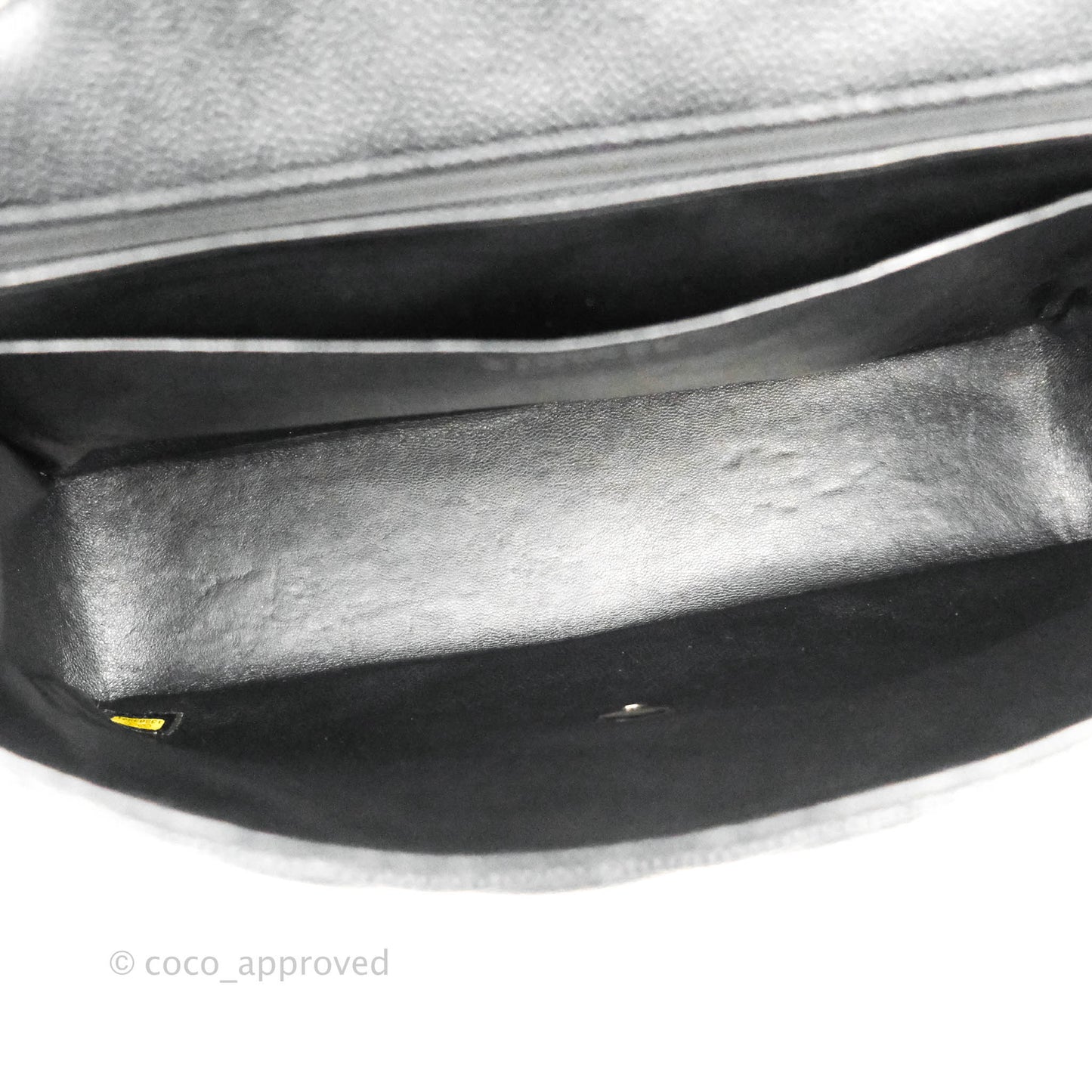 Chanel Jumbo Single Flap Black Caviar Silver Hardware⁣⁣
