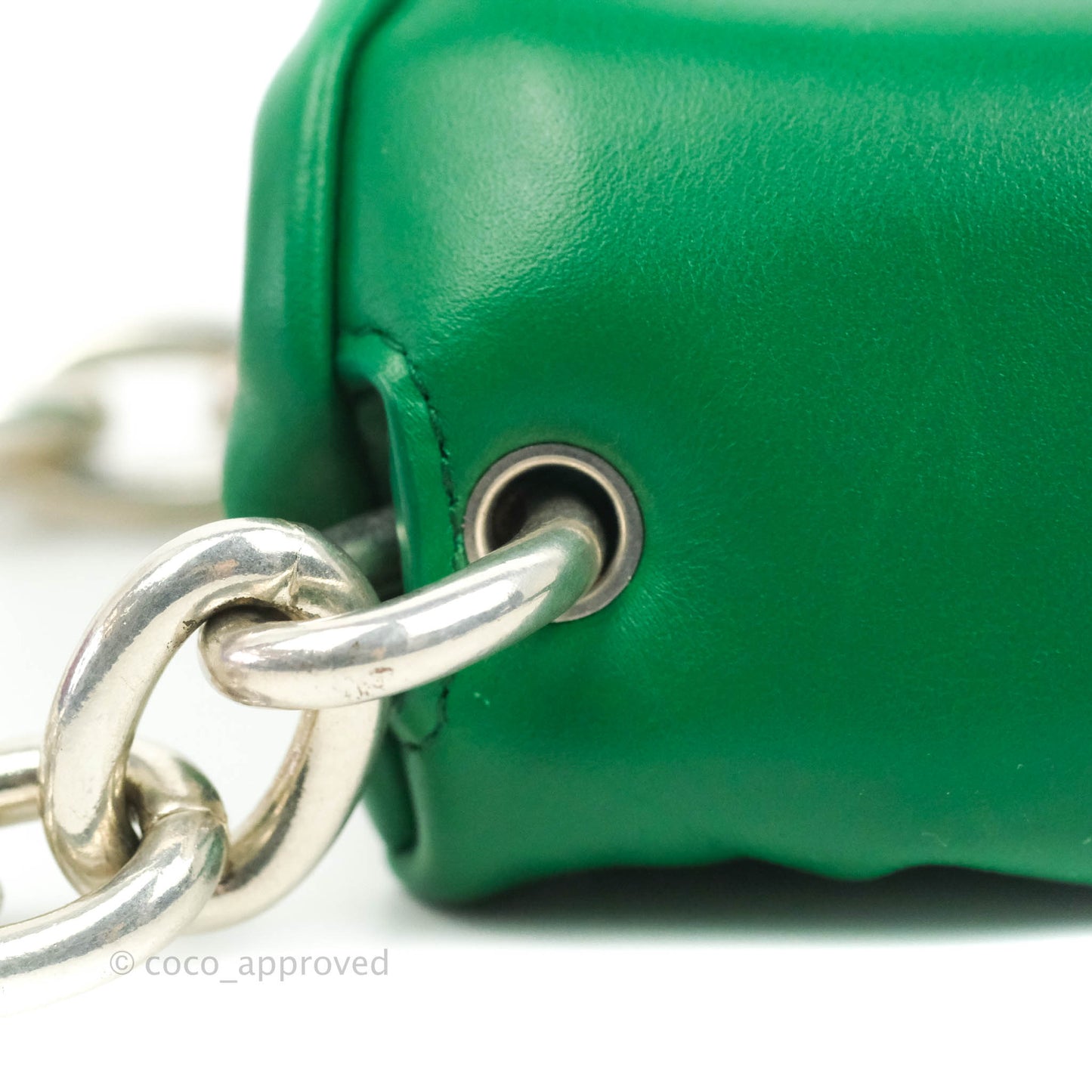 Bottega Veneta Nappa The Belt Chain Pouch Green