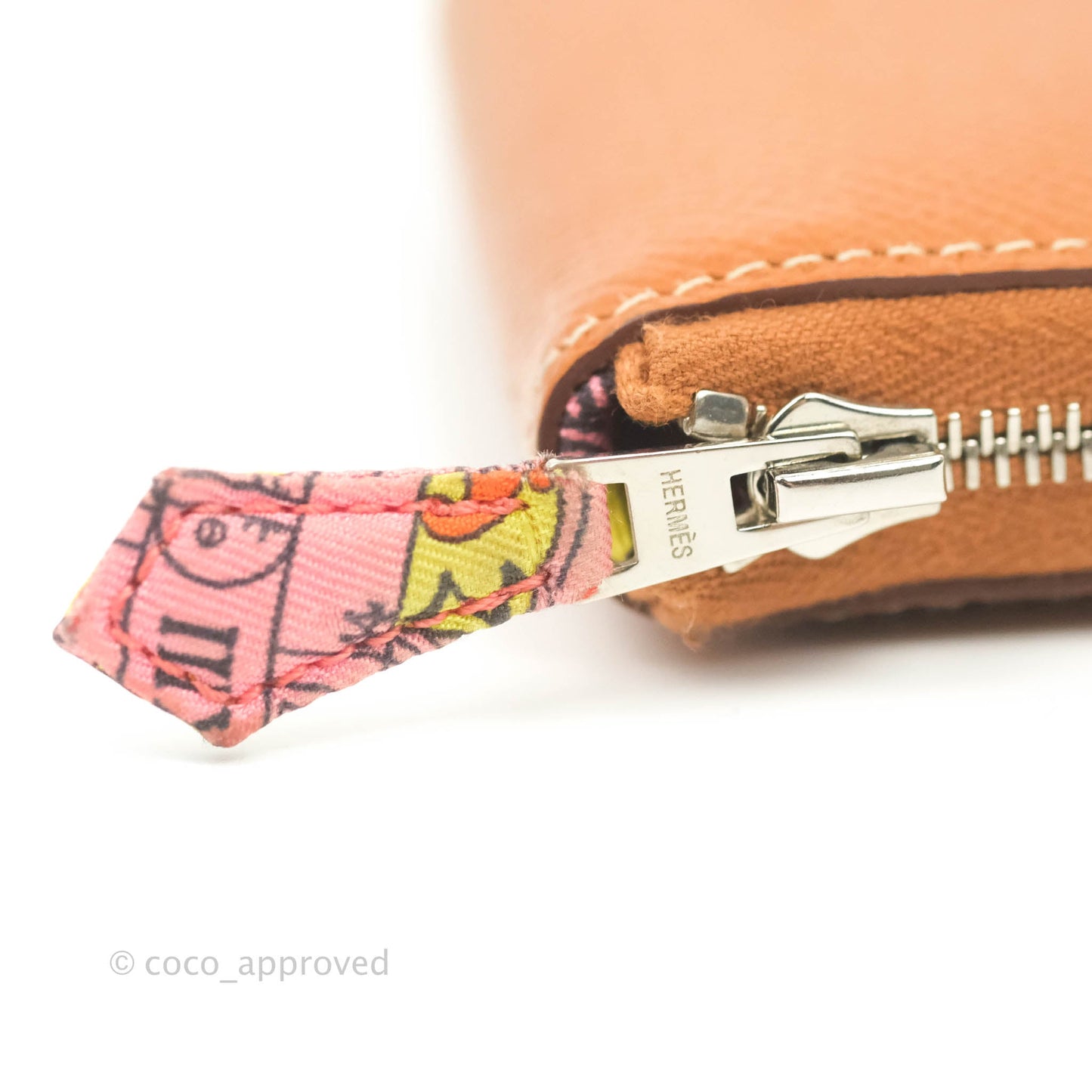 Hermès Silk In Compact Wallet Gold Epsom
