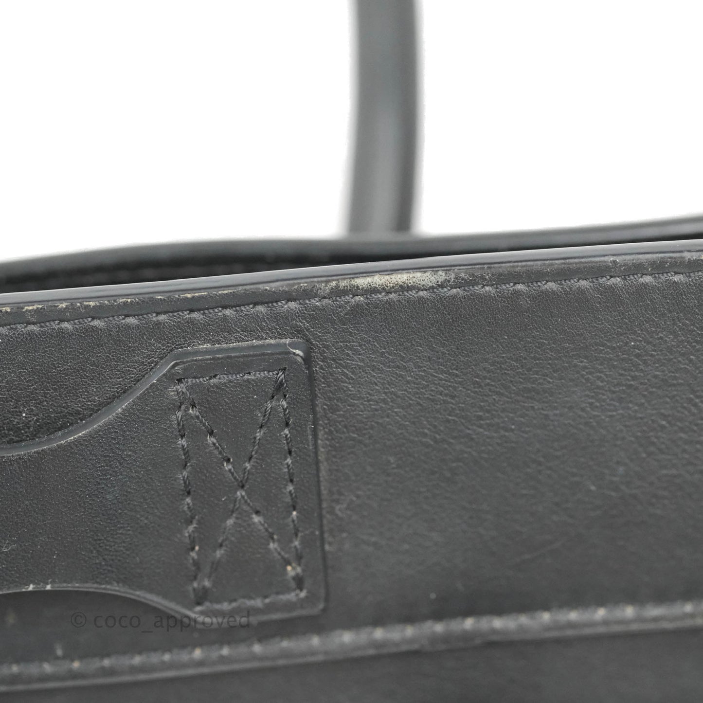 Celine Mini Luggage Bag Black/White/Brown Calfskin