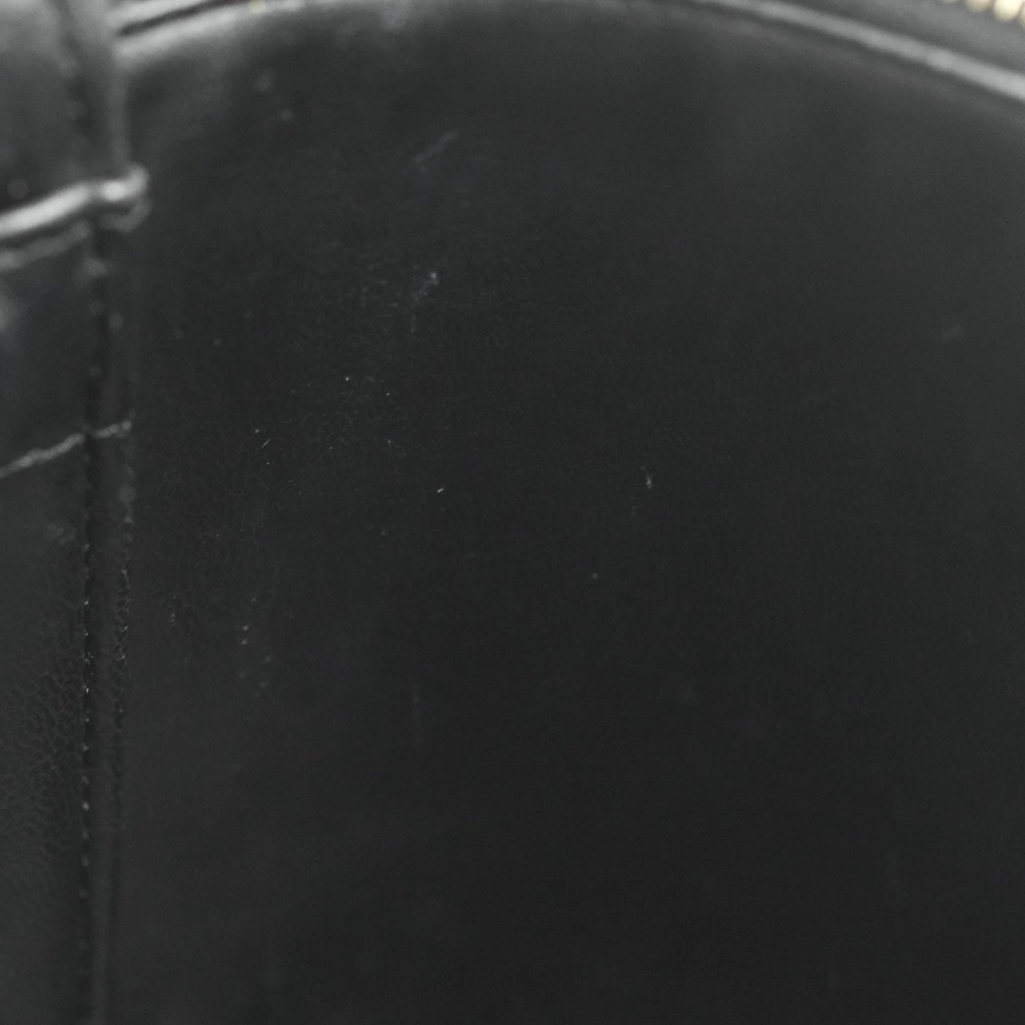 Chanel Vintage Vanity Case Black Caviar Gold Hardware