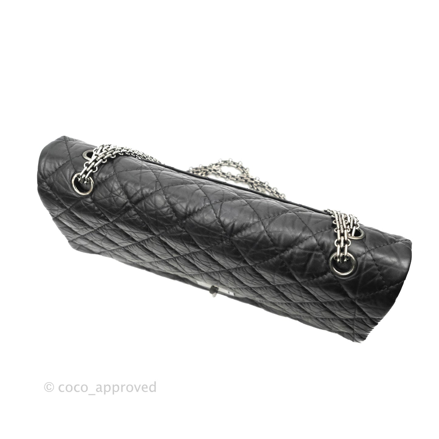 Chanel Reissue Quilted Aged Calfskin Black Ruthenium Hardware 227