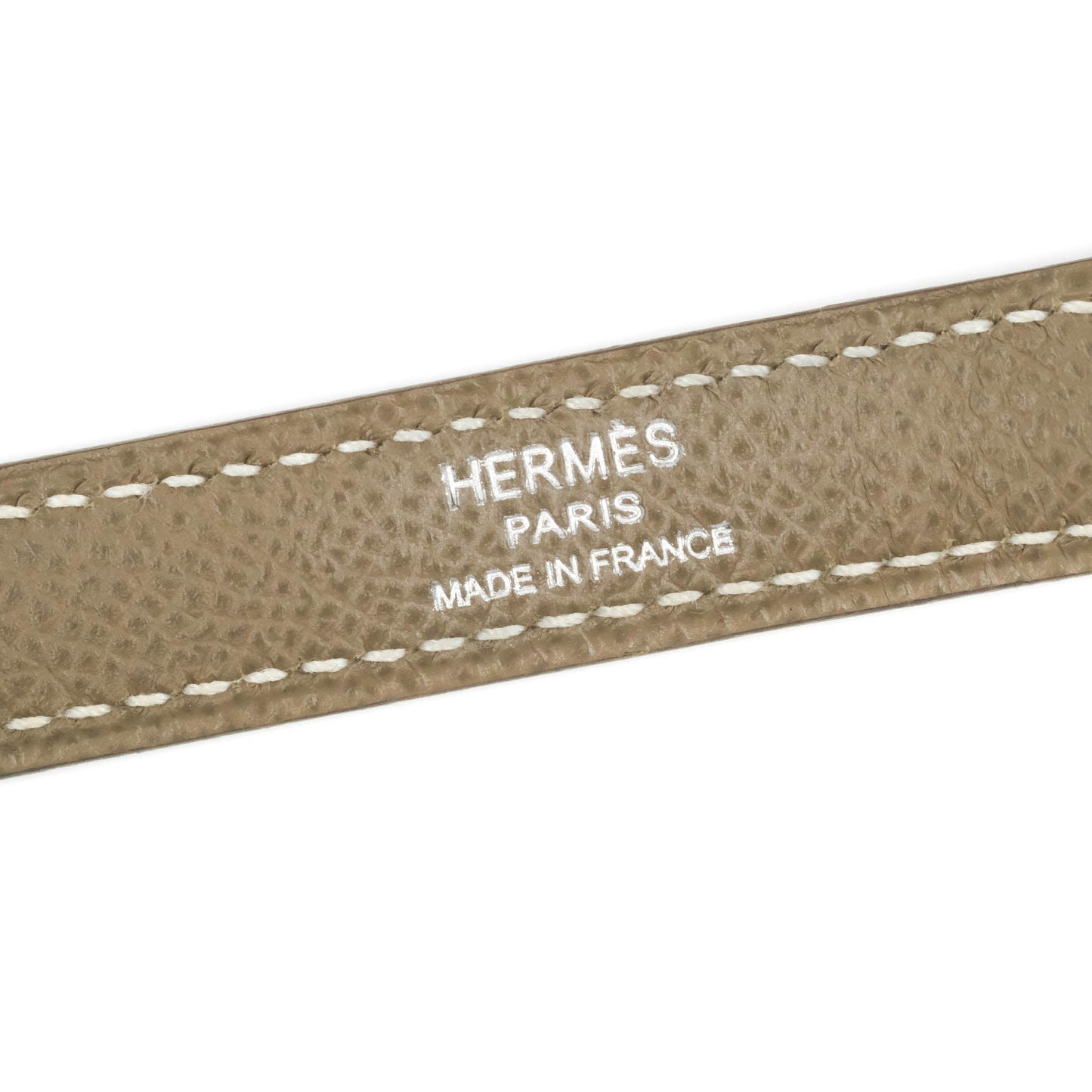 Hermès Kelly 32 Sellier Etoupe Epsom Palladium Hardware HSS