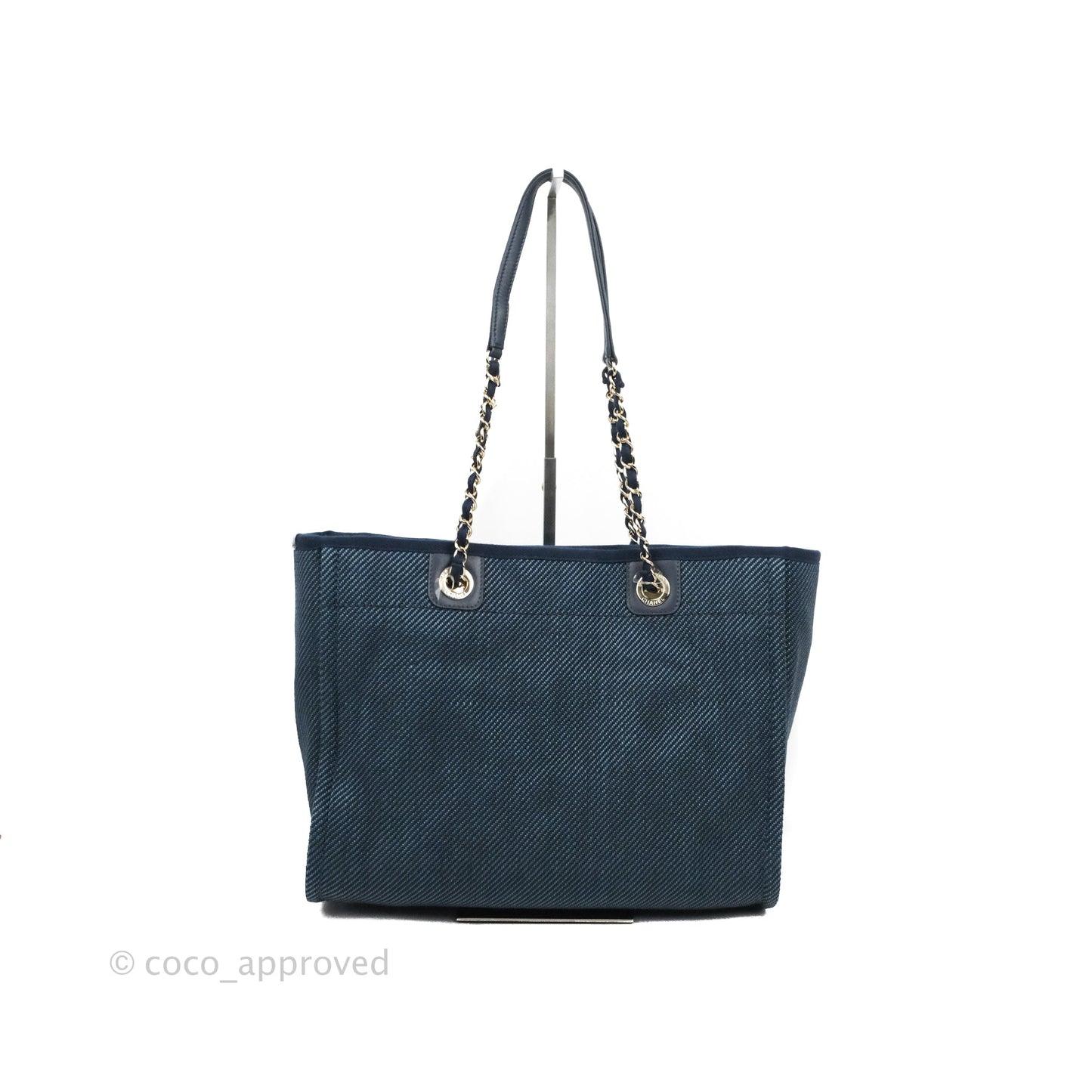 Chanel Canvas Deauville Medium Navy
