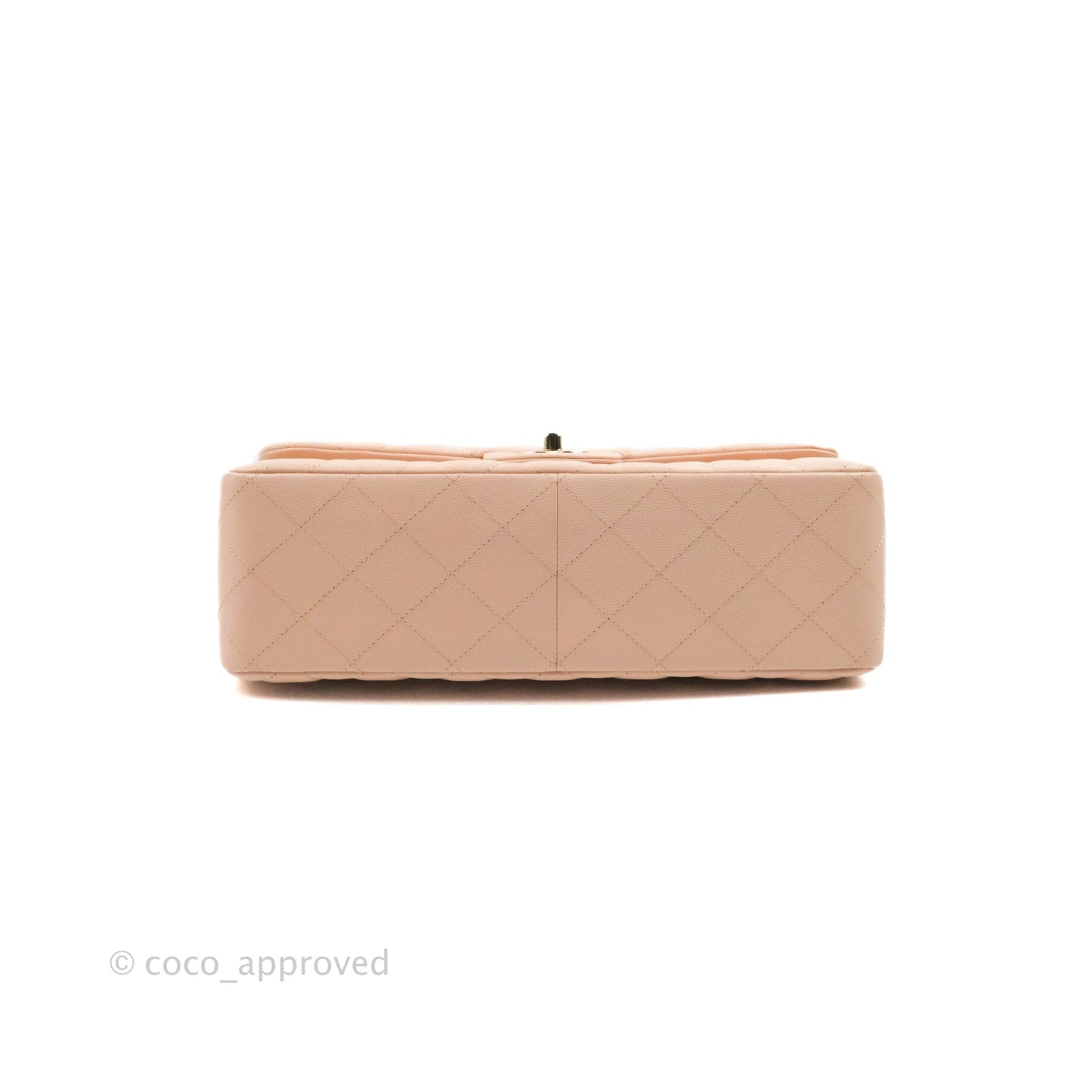 Chanel Jumbo Double Flap Rose Clair Pink Caviar Gold Hardware⁣⁣