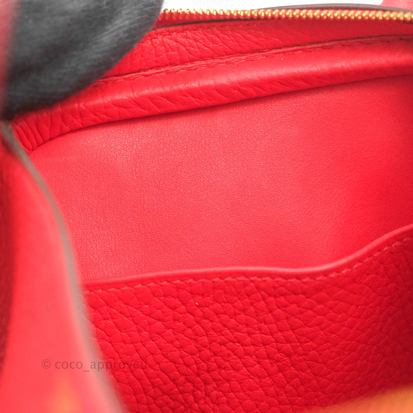 Hermès Lindy 26 Rouge de Coeur Clemence Gold Hardware