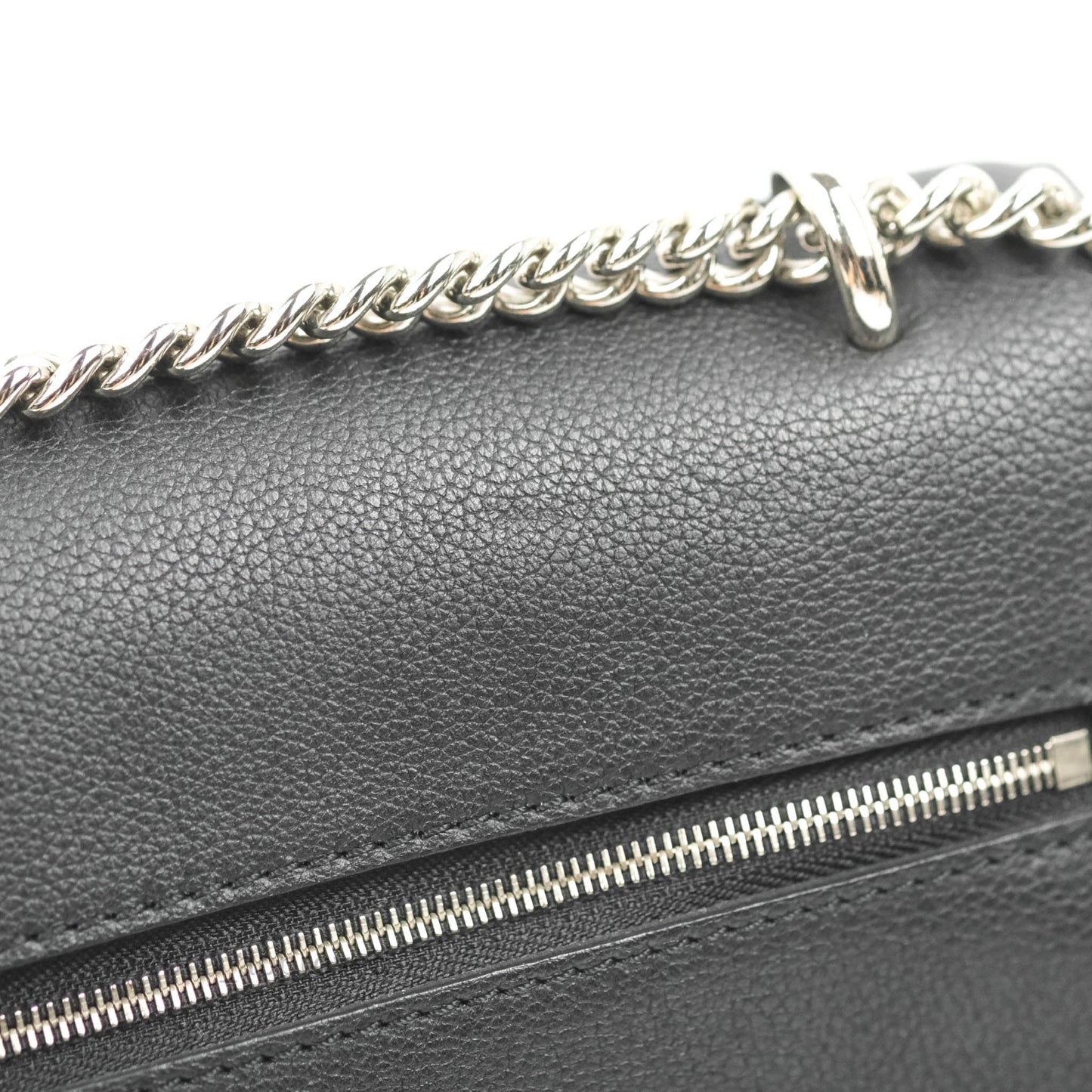 Louis Vuitton My Lockme BB Bag Black Calfskin Silver Hardware